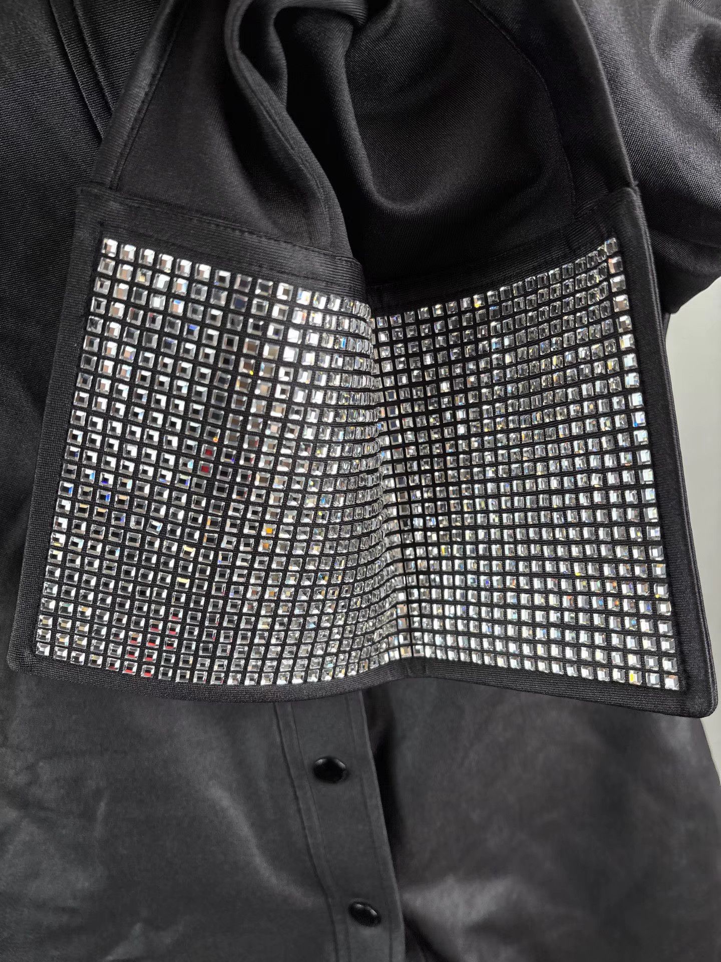 Alexander McQueen ALEXANDER MCQUEEN Rhinestone Long Sleeve Shirt K1 Size XS / US 0-2 / IT 36-38 - 3 Thumbnail
