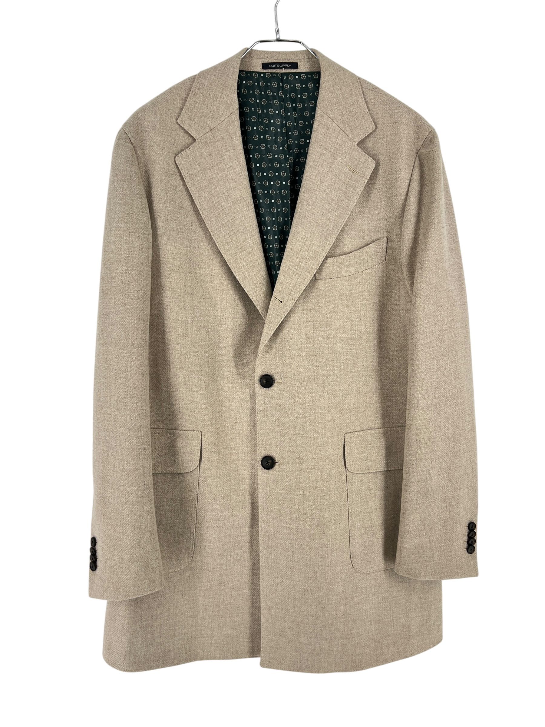 Suitsupply Vicenza Wool Cashmere Coat Jacket Overcoat Size UK/US:48R Size US M / EU 48-50 / 2 - 1 Thumbnail
