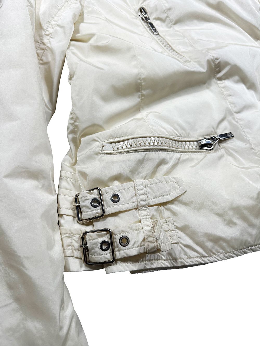 Moncler Moncler Nylon Biker Jacket Size M / US 6-8 / IT 42-44 - 4 Thumbnail