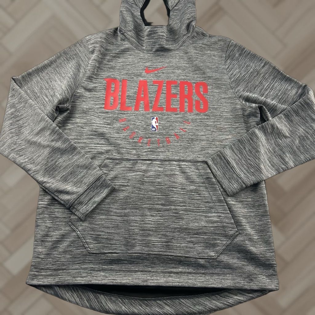 Nike Nike NBA Portland Trailblazers Pullover Hoodie Sweatshirt Men's Large Gray Size US L / EU 52-54 / 3 - 1 Thumbnail