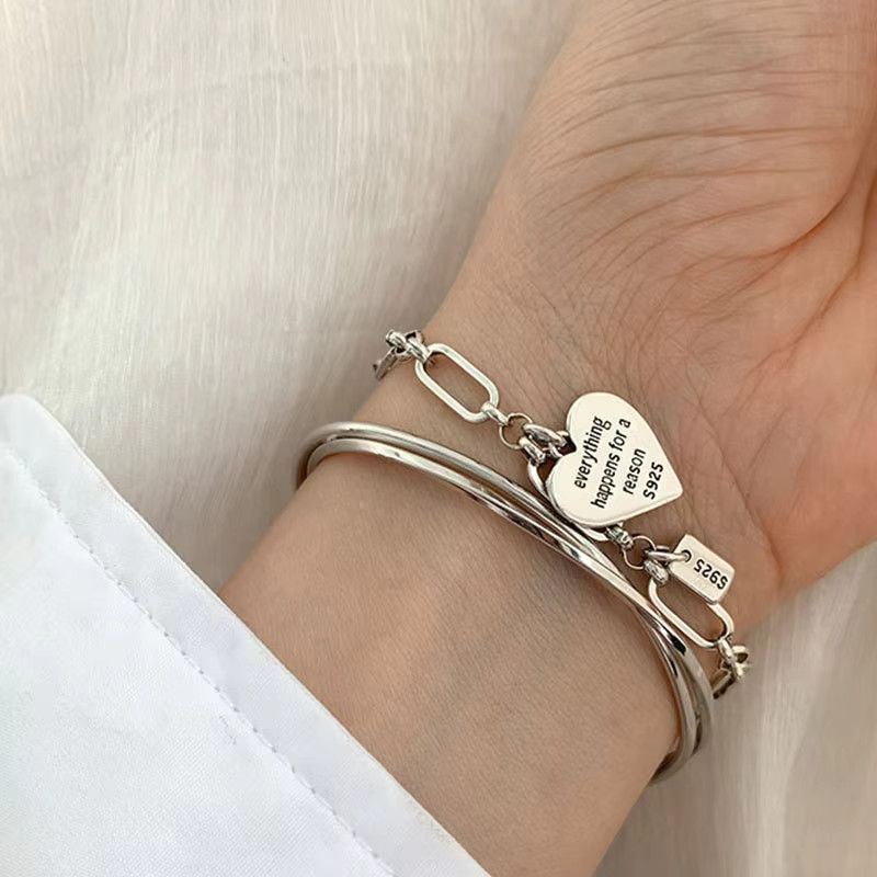 Jewelry LOVE Heart Bracelets Size ONE SIZE - 3 Thumbnail