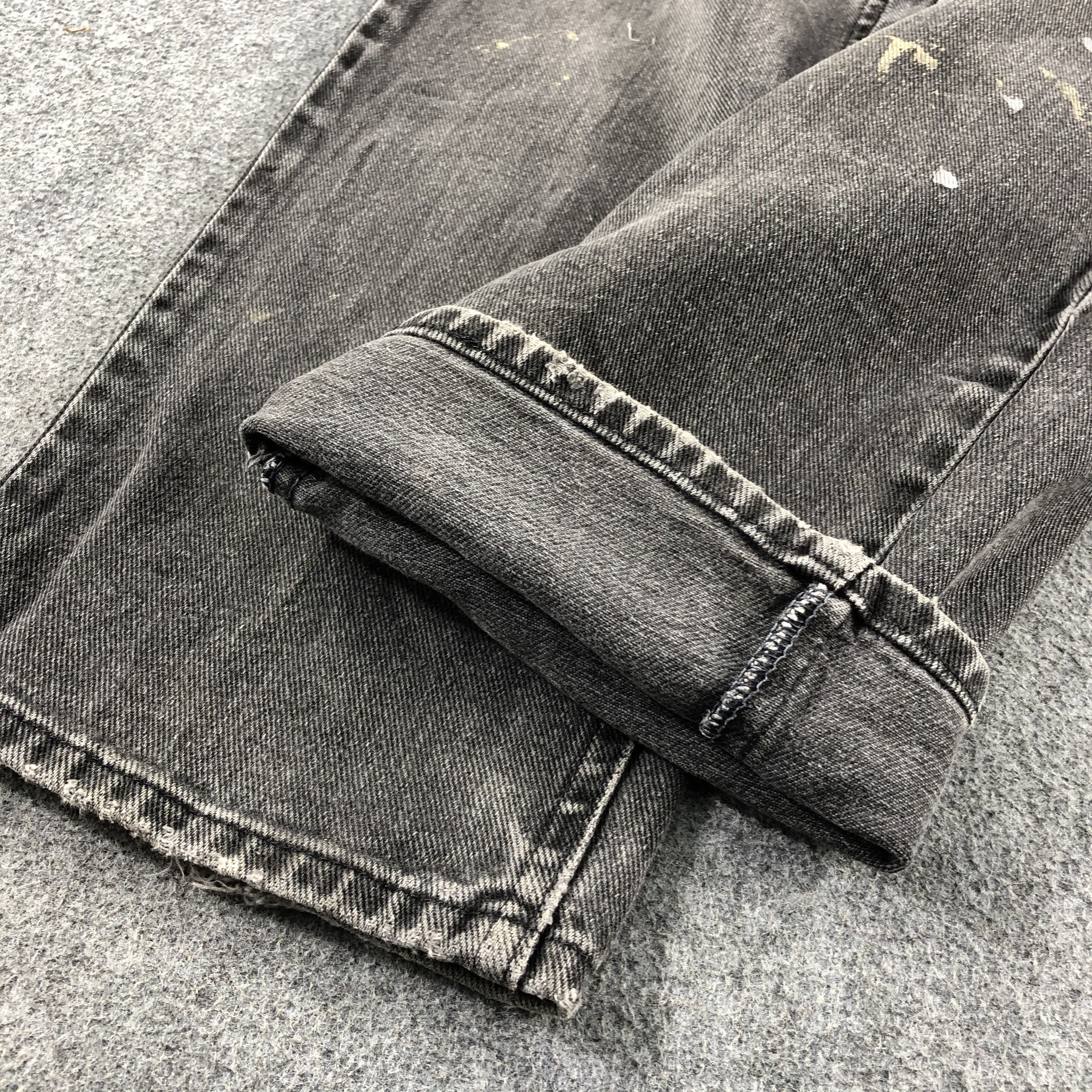 Lee Vintage Faded Black Lee Jeans-J2407 Size US 30 / EU 46 - 7 Thumbnail