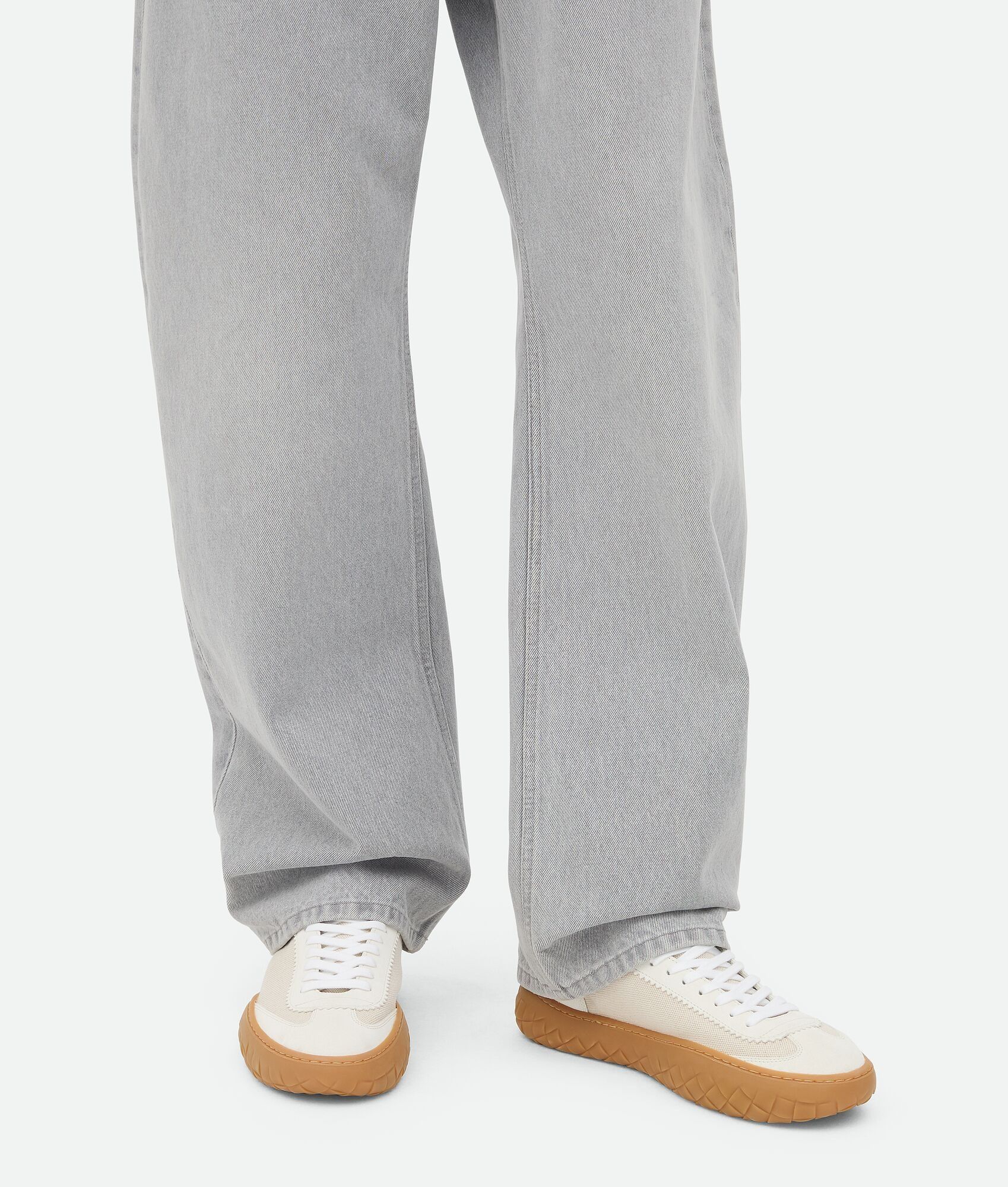 Bottega Veneta o1lf3ng10825 Explora Sneakers in Gray/White Size US 7 / EU 40 - 7 Thumbnail