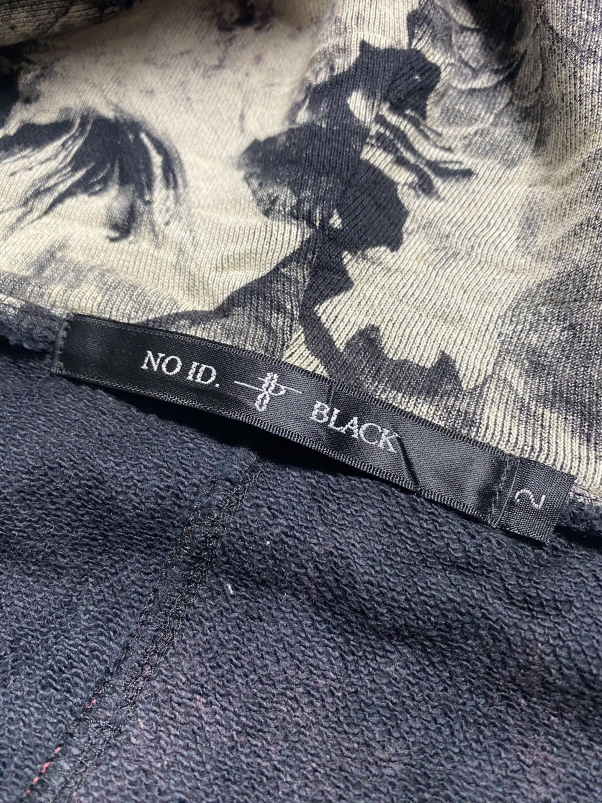 NO ID Printed Zip Up Hoodie Size US M / EU 48-50 / 2 - 12 Thumbnail