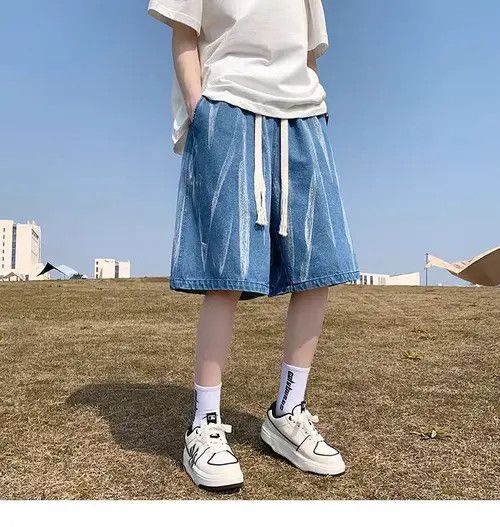Japanese Brand Rumiko x Saki Blue High Street Vintage Casual Denim Shorts Size US 31 - 1 Thumbnail
