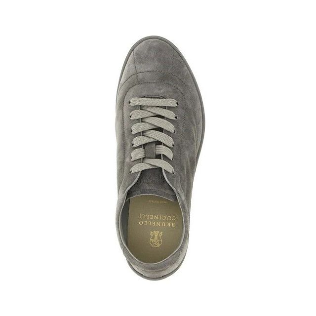 Brunello Cucinelli BRUNELLO CUCINELLI $1250 Gray Suede lightweight Sneakers New Size US 8 / EU 41 - 5 Thumbnail