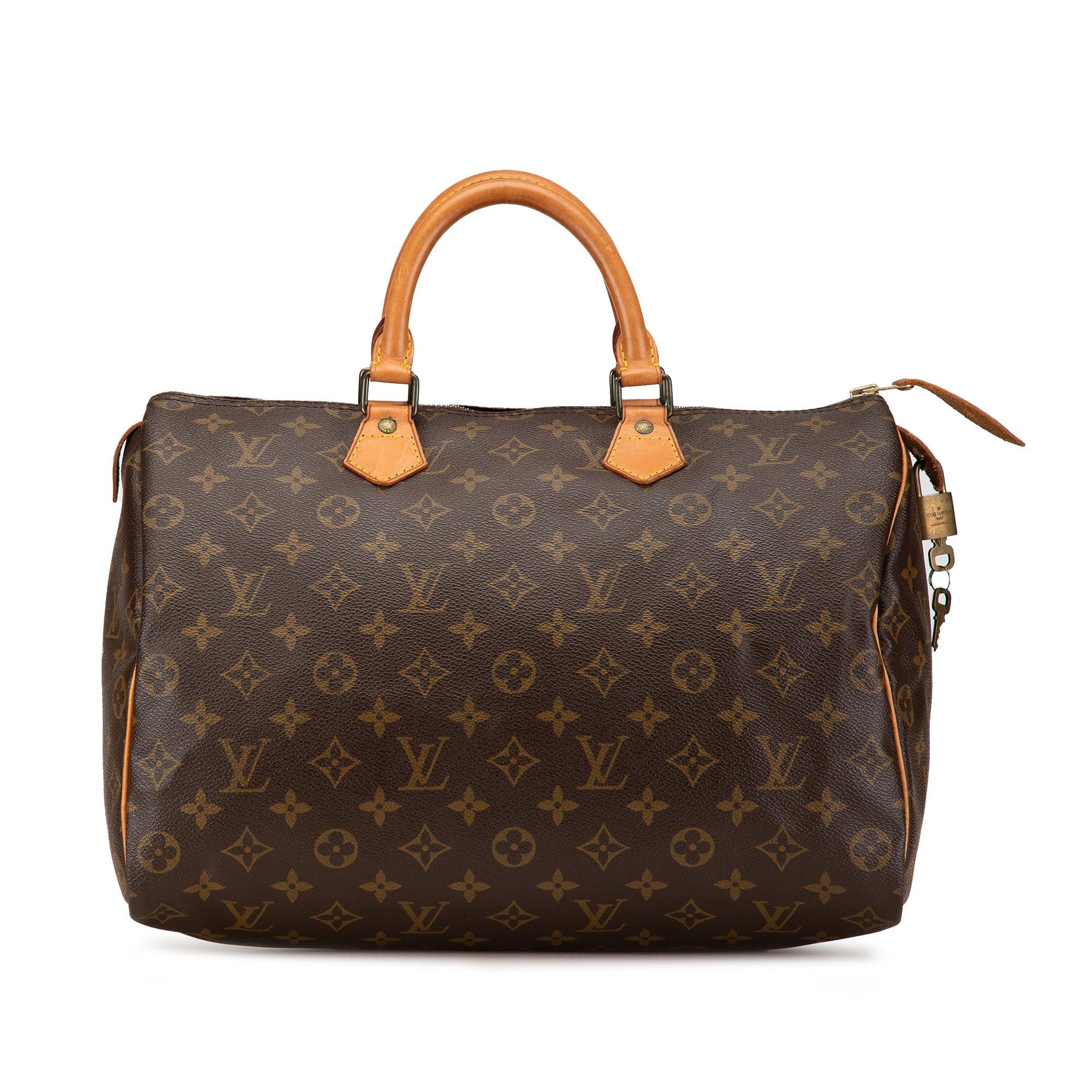 Louis Vuitton Louis Vuitton Monogram Speedy 35 Brown Size ONE SIZE - 1 Thumbnail