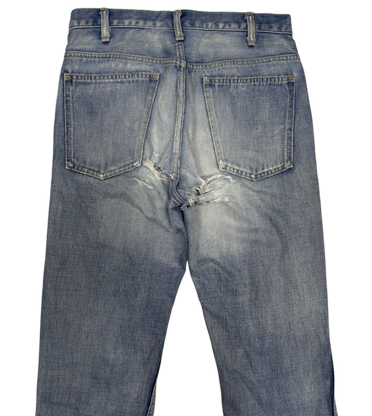 READYMADE READYMADE UNUSED Slim Fit cut Leg Ripped Thrashed Jeans Size US 30 / EU 46 - 8 Thumbnail