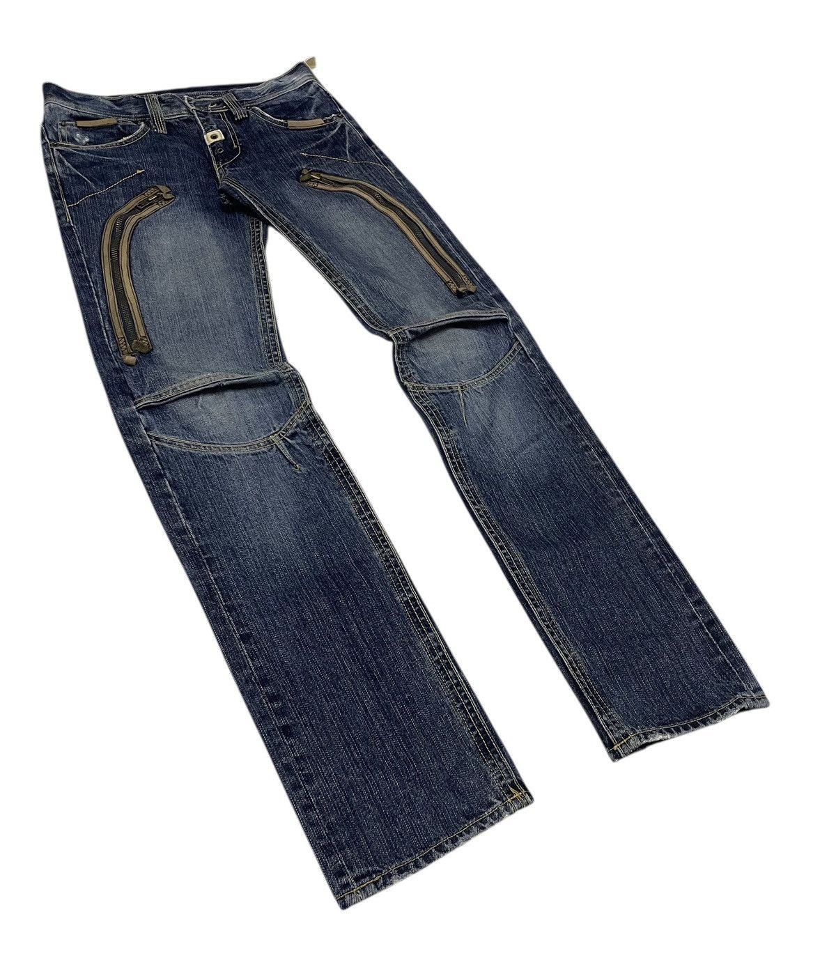 PPFM PPFM Bikers Distressed Jeans Size US 29 - 4 Thumbnail