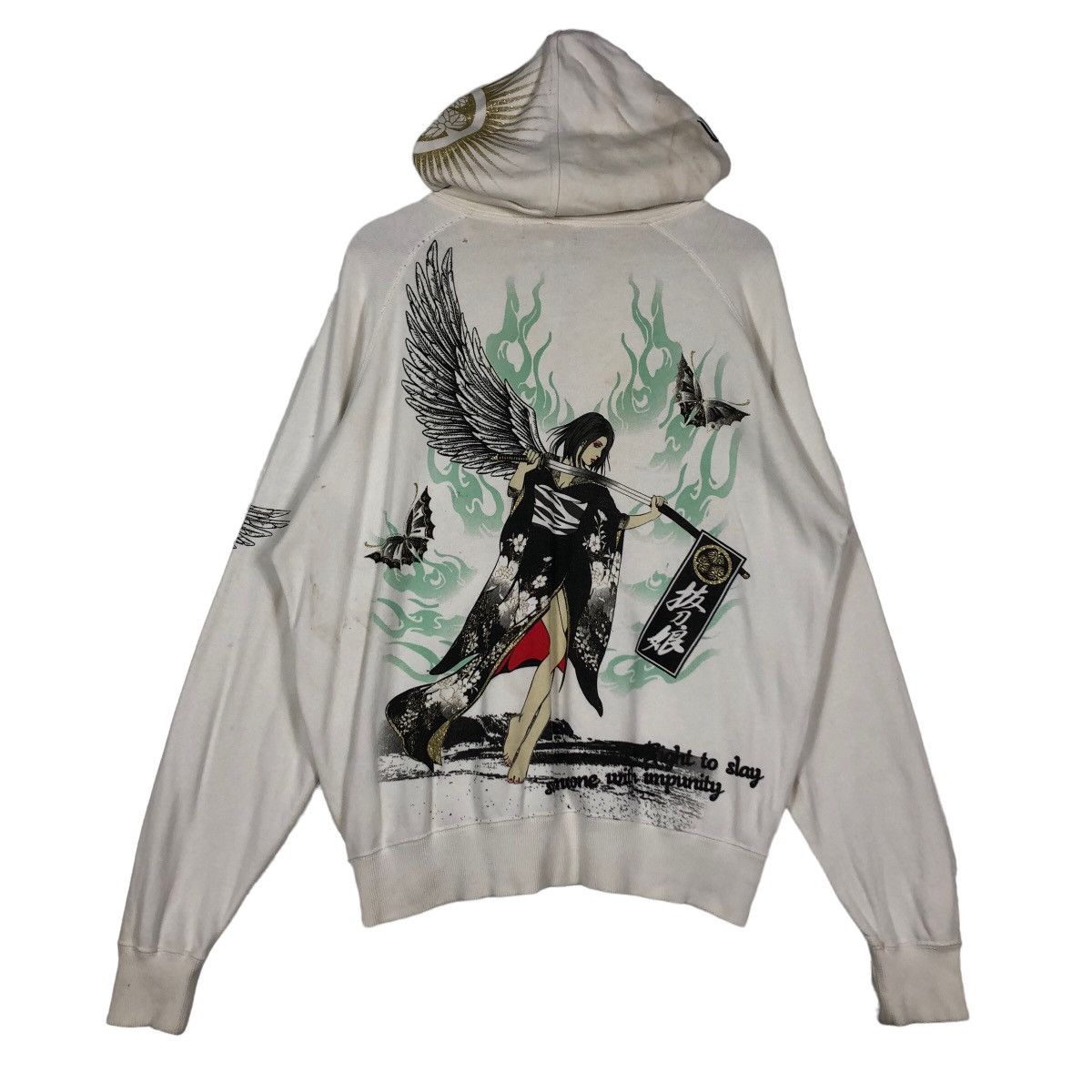 Japanese Brand 🔥90’s Vintage Traditional Japanese Divine Retribution Japan Size US L / EU 52-54 / 3 - 10 Thumbnail