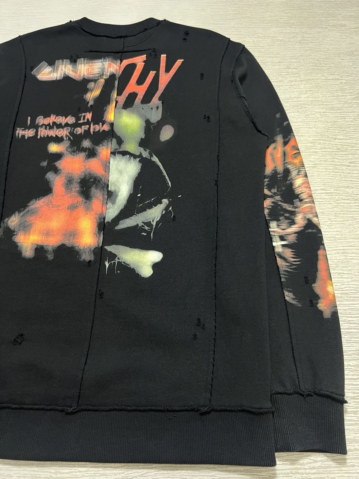 Givenchy Givenchy - Riccardo Tisci - Heavy Metal Logo Sweatshirt Size US S / EU 44-46 / 1 - 19 Thumbnail