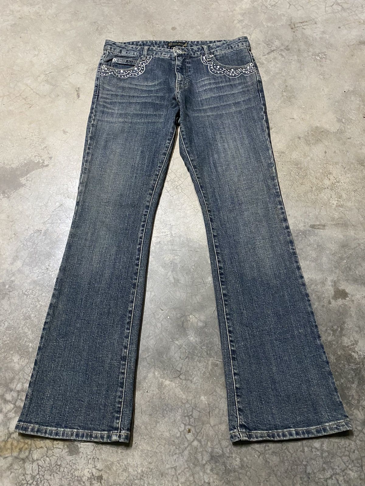 Hysteric Glamour × If Six Was Nine × Japanese Brand 💥last call💥Flare Jeans Japanese Oririn Stretchable Denim Size US 30 / EU 46 - 1 Thumbnail