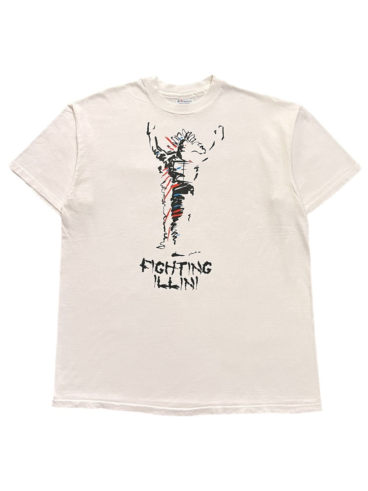 Vintage 1980s Illinois Fighting Illini Size US XL / EU 56 / 4 - 1 Thumbnail