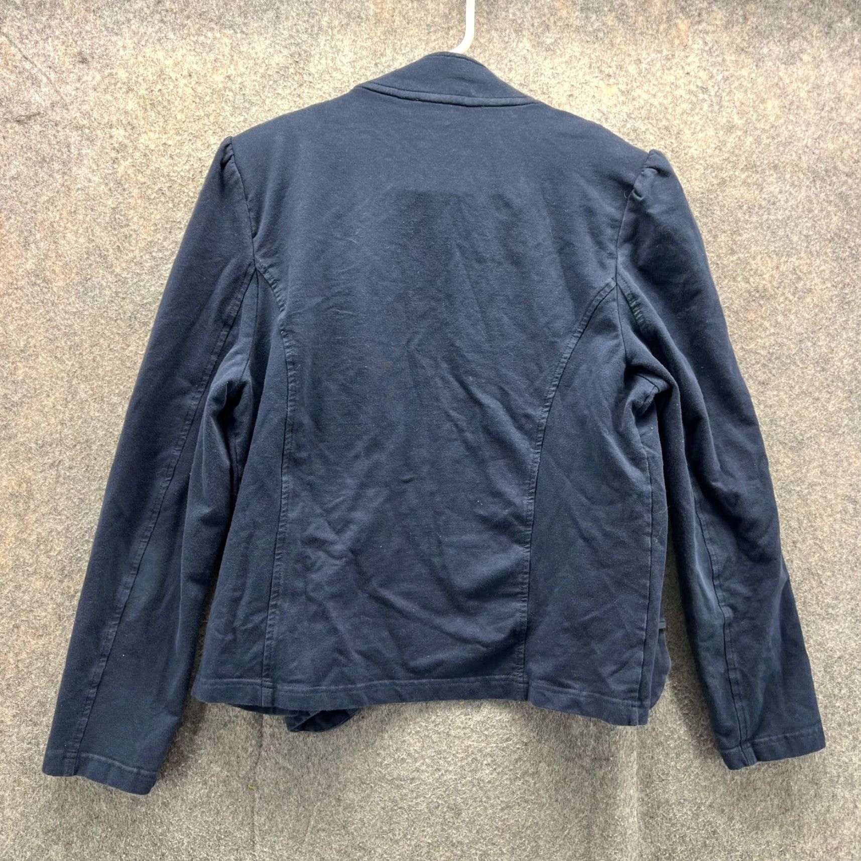Tommy Hilfiger VINTAGE Tommy Hilfiger Jacket Womens Large Blue Gold Military Band Double Breasted Vtg Jacket Women Large Blue Gold Military Style Size L / US 10 / IT 46 - 7 Thumbnail