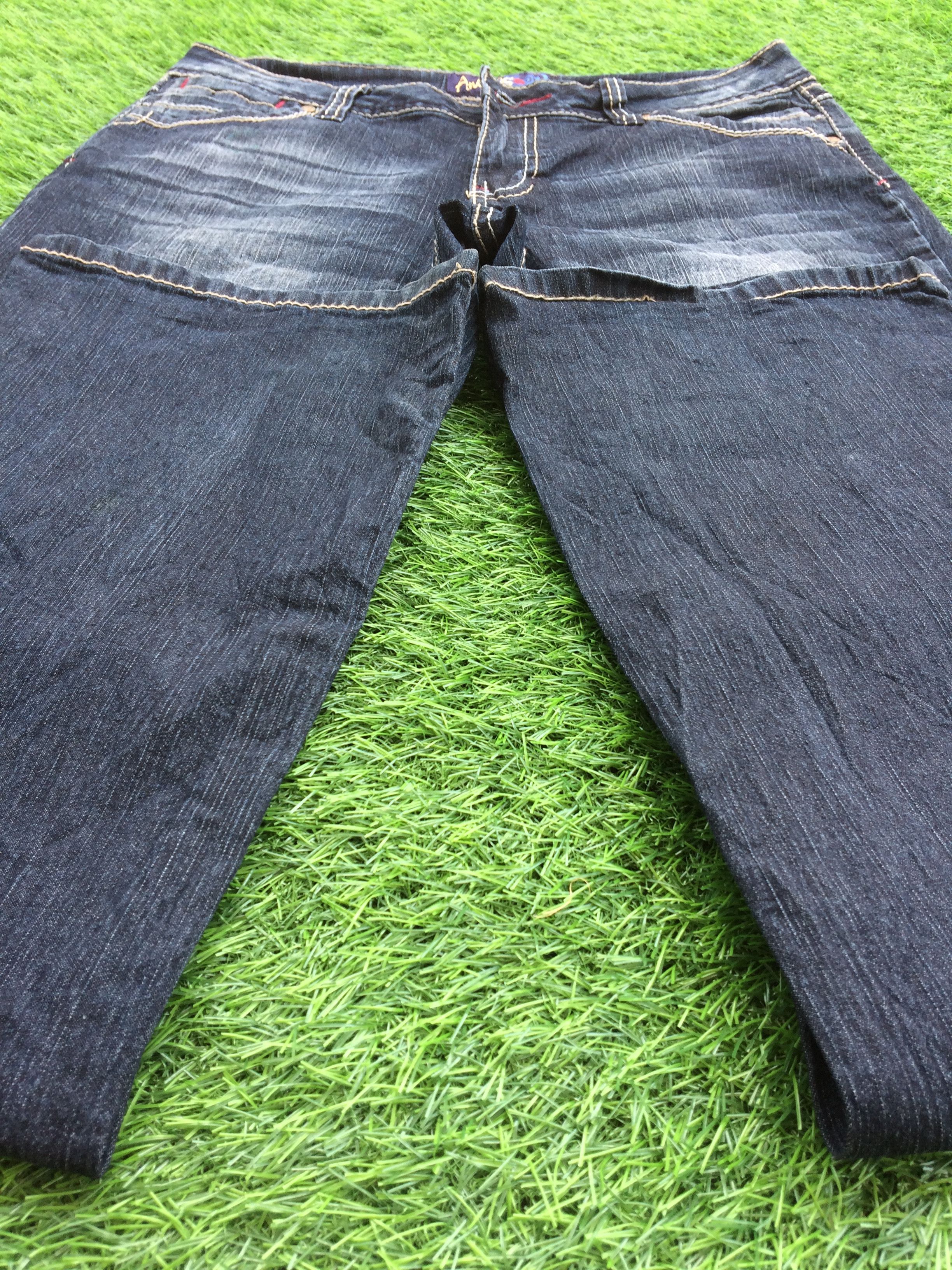 Designer Angels Bootcut Low Rise Jeans D-894 Size 30" / US 8 / IT 44 - 6 Thumbnail