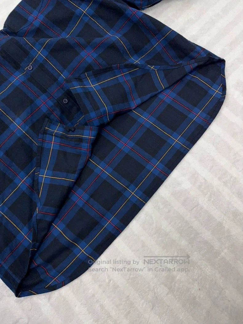 Balenciaga Balenciaga Loose Plaid Shirt, Blue, Size L Size US S / EU 44-46 / 1 - 5 Thumbnail