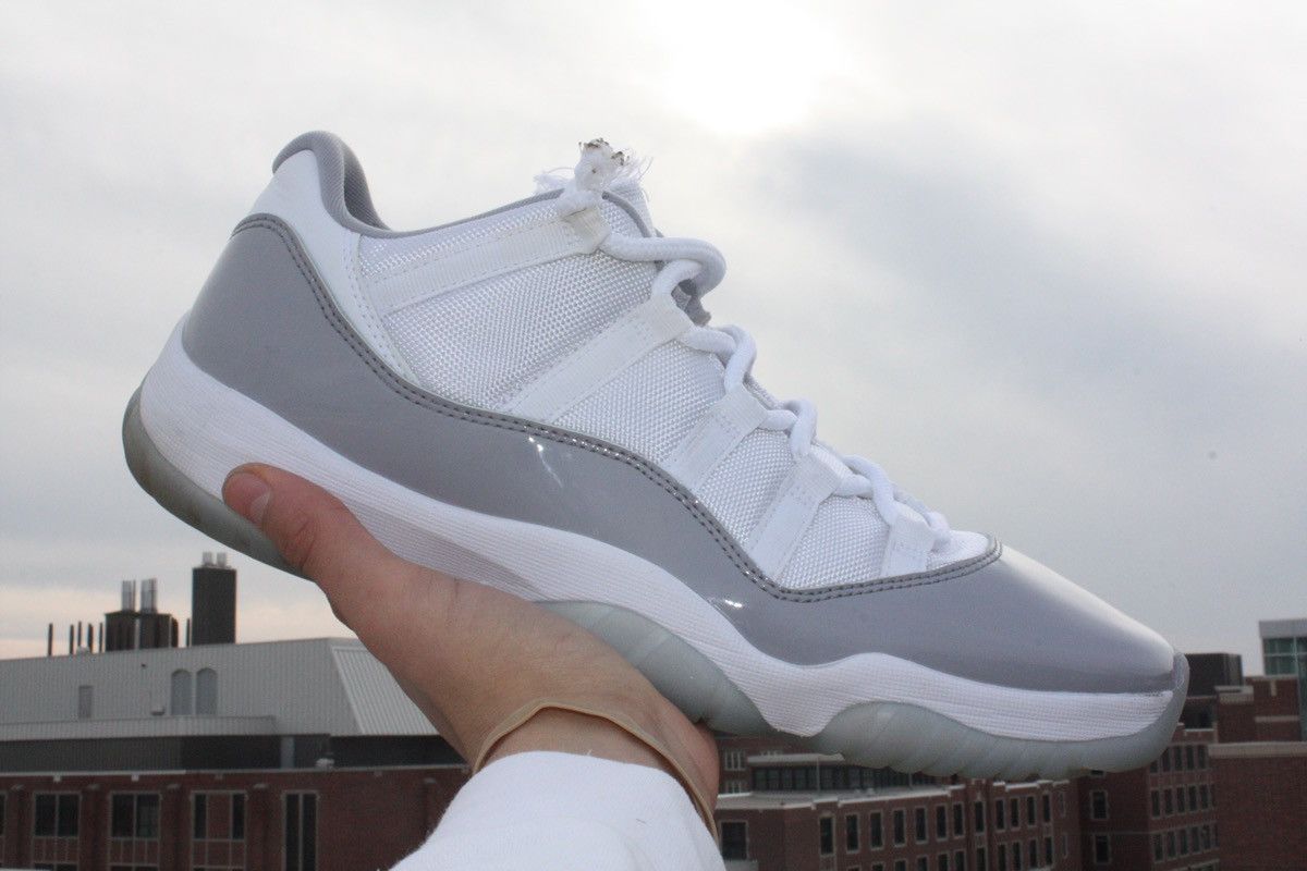 Jordan Brand Jordan 11 low cement grey size 11 Size US 11 / EU 44 - 1 Thumbnail