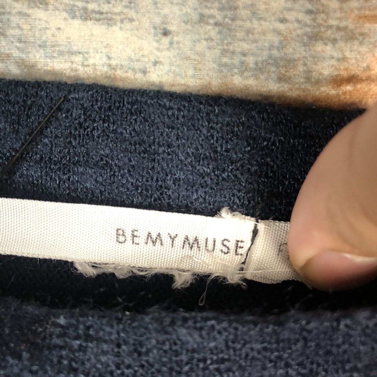 Homespun Knitwear Bemymuse Dark Blue skull Knitwear #A2056 Size M / US 6-8 / IT 42-44 - 12 Thumbnail