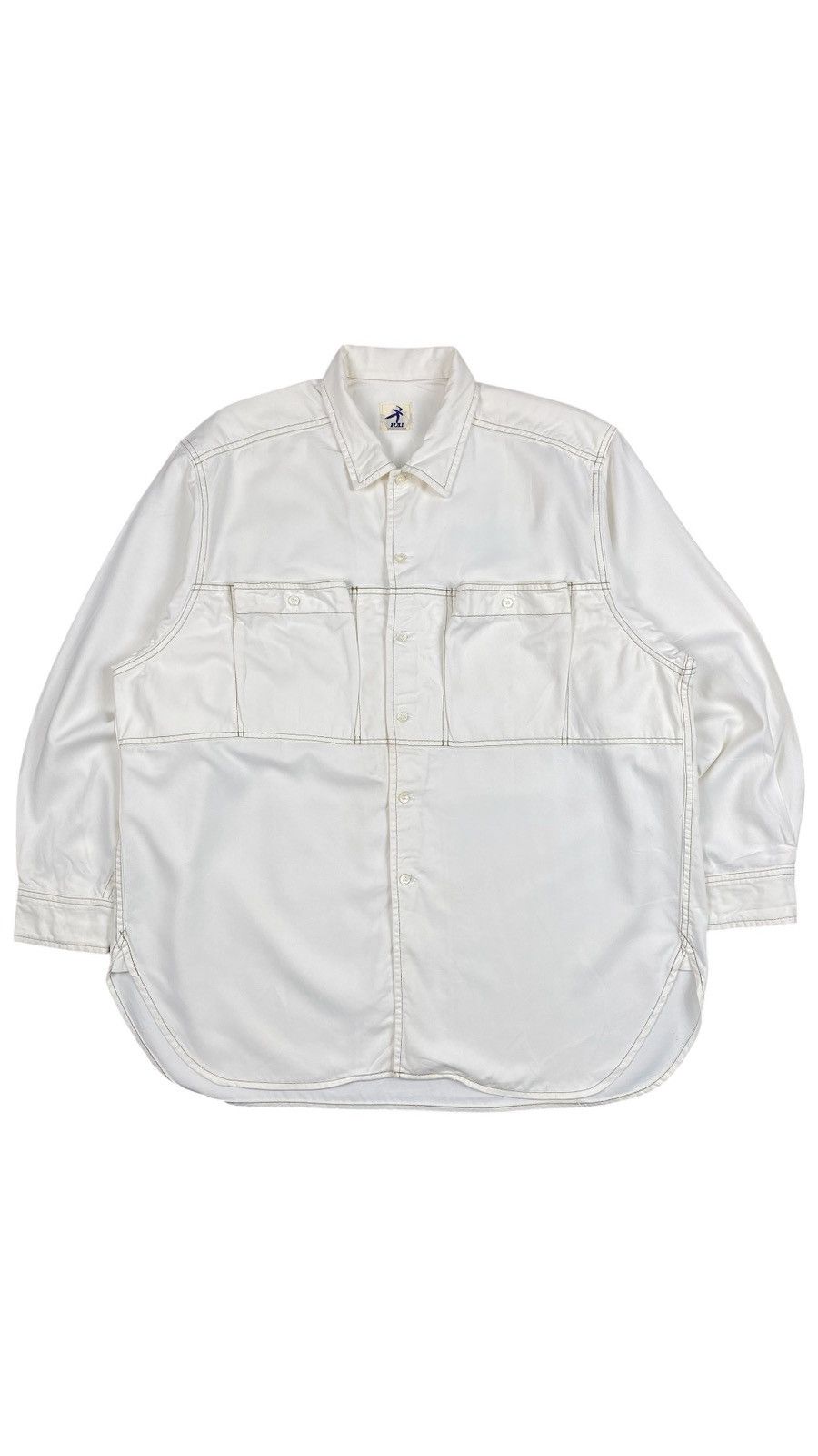Hai Sporting Gear × Issey Miyake Double Pocket Overshirt Size US XL / EU 56 / 4 - 1 Thumbnail