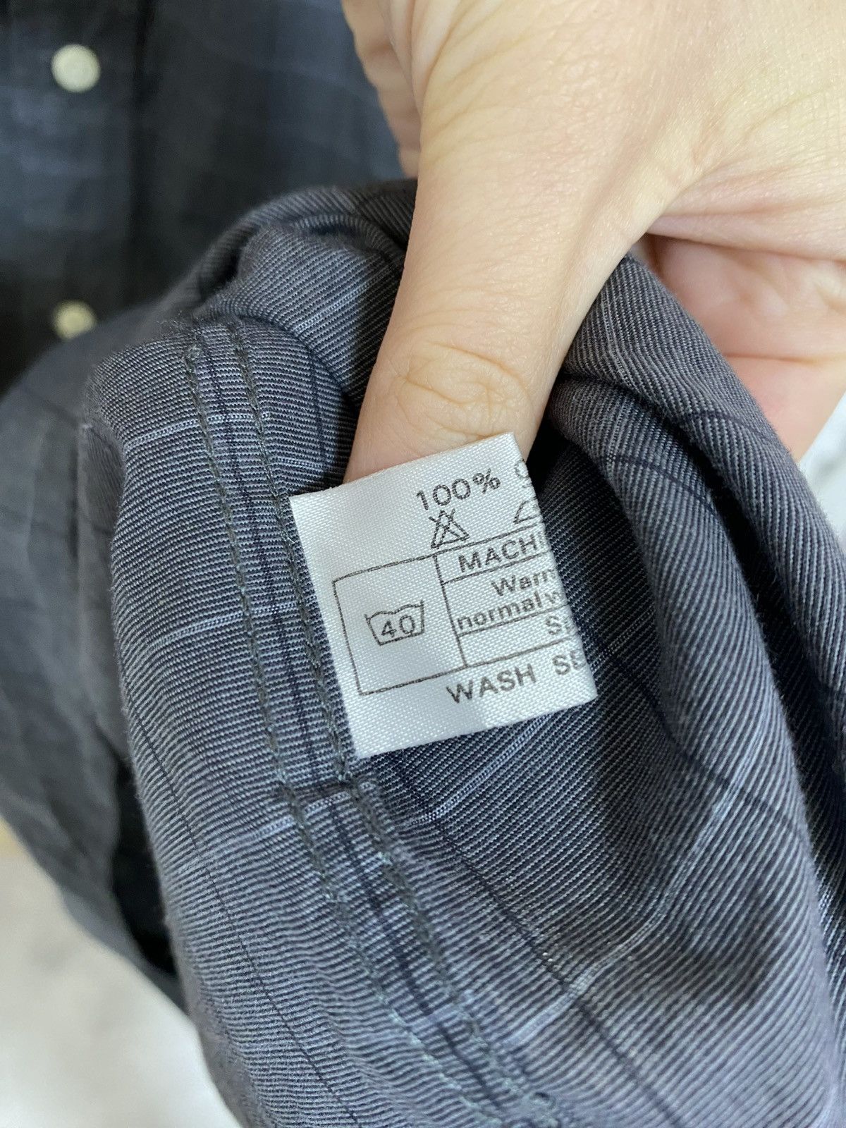 Burberry Vintage Thomas Burberry Shirt Mens Check Button Down Top 90s Size US M / EU 48-50 / 2 - 8 Thumbnail