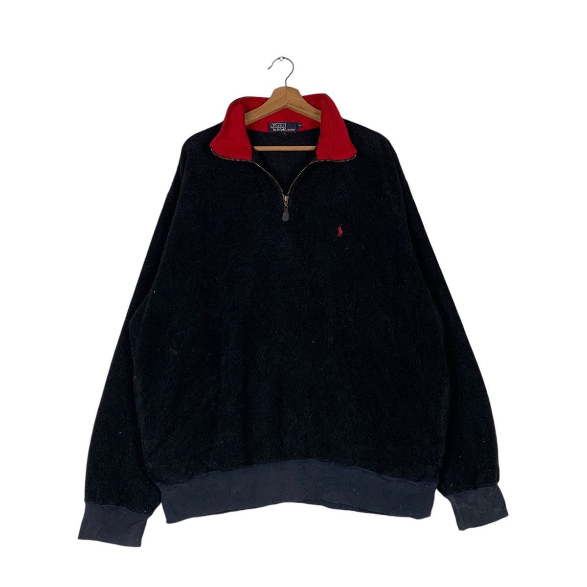 Polo Ralph Lauren POLO RALPH LAUREN Half Zip Turtleneck Fleece #1416-C64 Size US XL / EU 56 / 4 - 9 Thumbnail