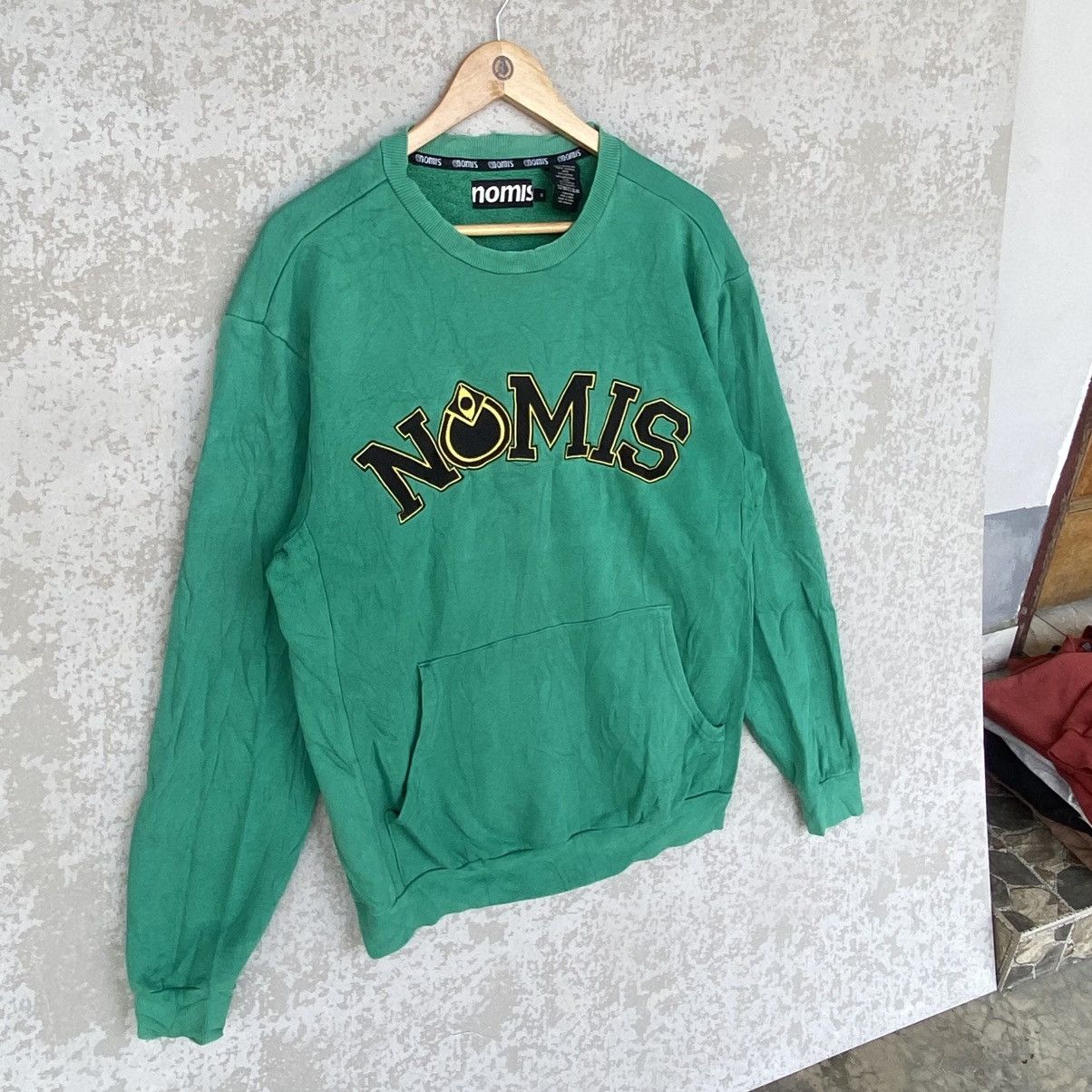 Other Vintage Nomis Big Logo Embroidered Crewneck Sweatshirt Green Size US L / EU 52-54 / 3 - 3 Thumbnail