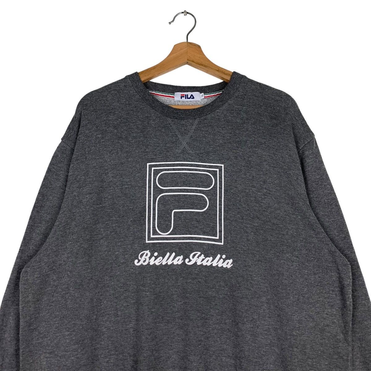 Fila FILA Big Logo Sweatshirts #0688-C32 Size US XXL / EU 58 / 5 - 2 Thumbnail