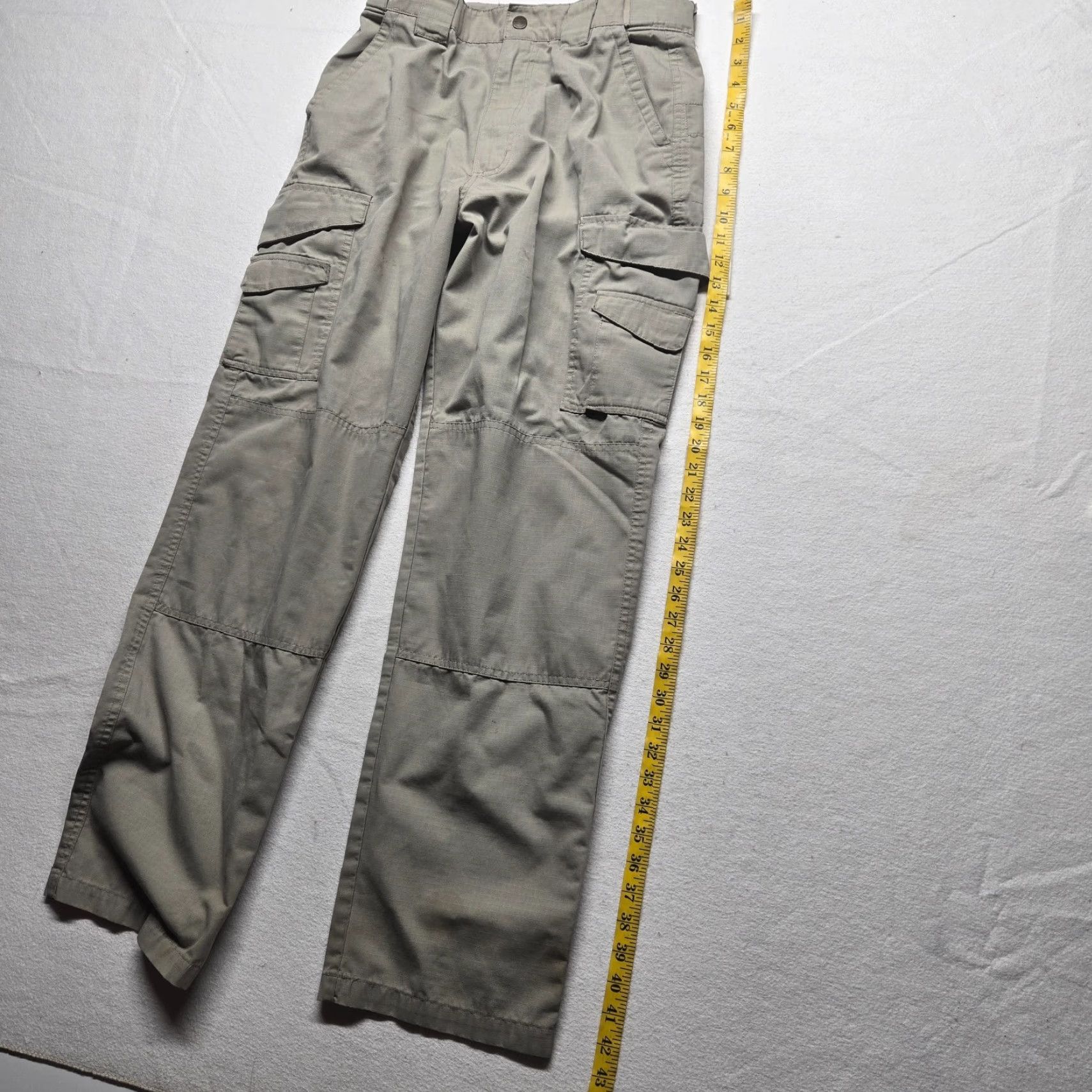 Vintage VINTAGE Tru-Spec Men's Cargo Pants 32X34 Tan Tactical Utility 90s Army Workwear Size US 32 / EU 48 - 6 Thumbnail