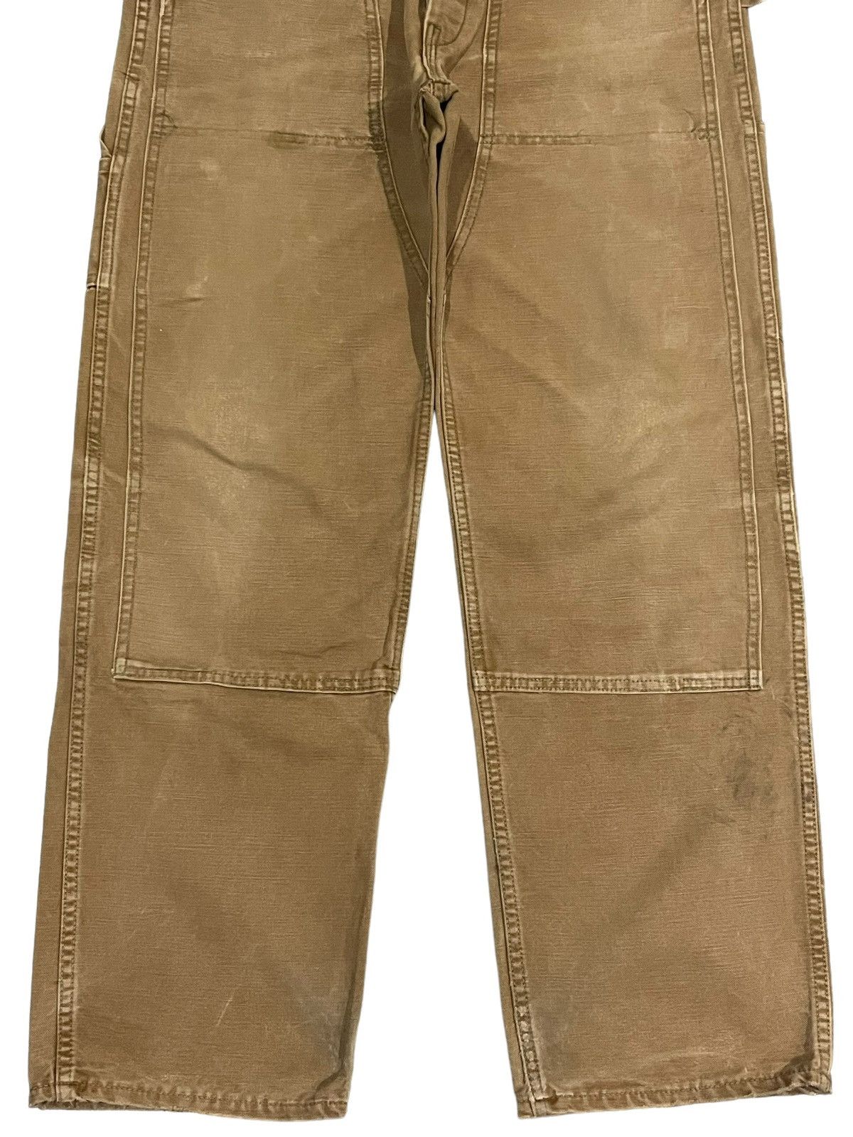 The Real McCoy's Vintage 90s The Real McCoys Khaki Double Knee Workwear Pants Size US 30 / EU 46 - 5 Thumbnail