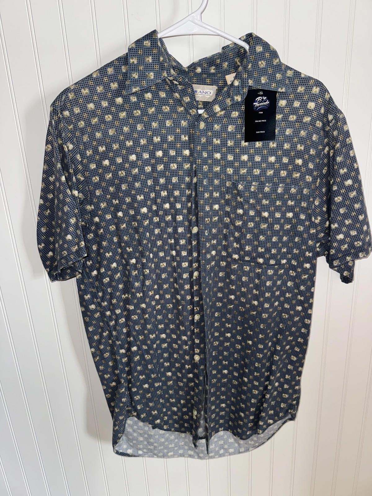 Murano Vintage Murano Men's Short Sleeve Button-Up Shirt Size S Size US S / EU 44-46 / 1 - 1 Thumbnail