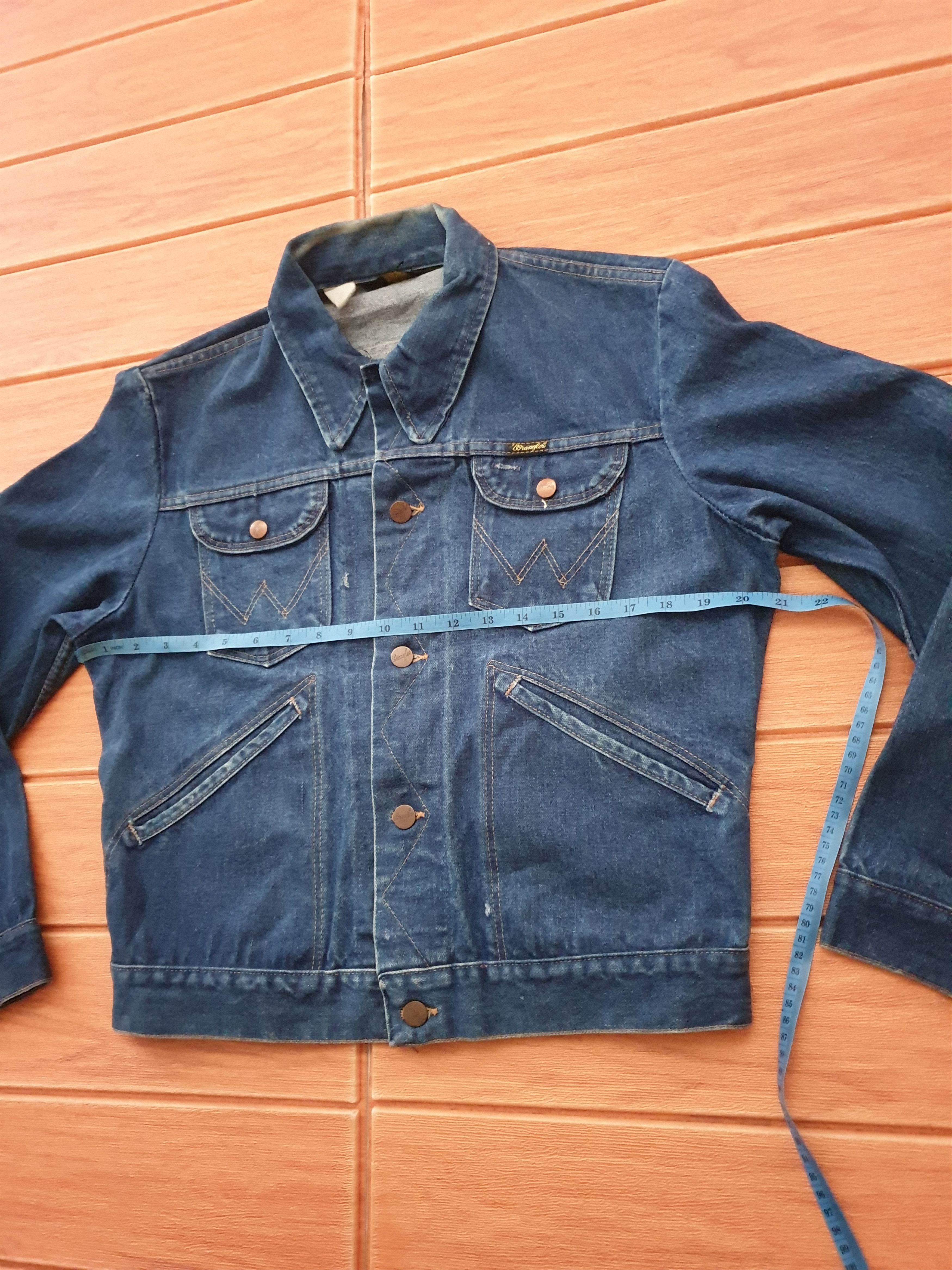 💥Vintage wrangler Made in USA denim jacket