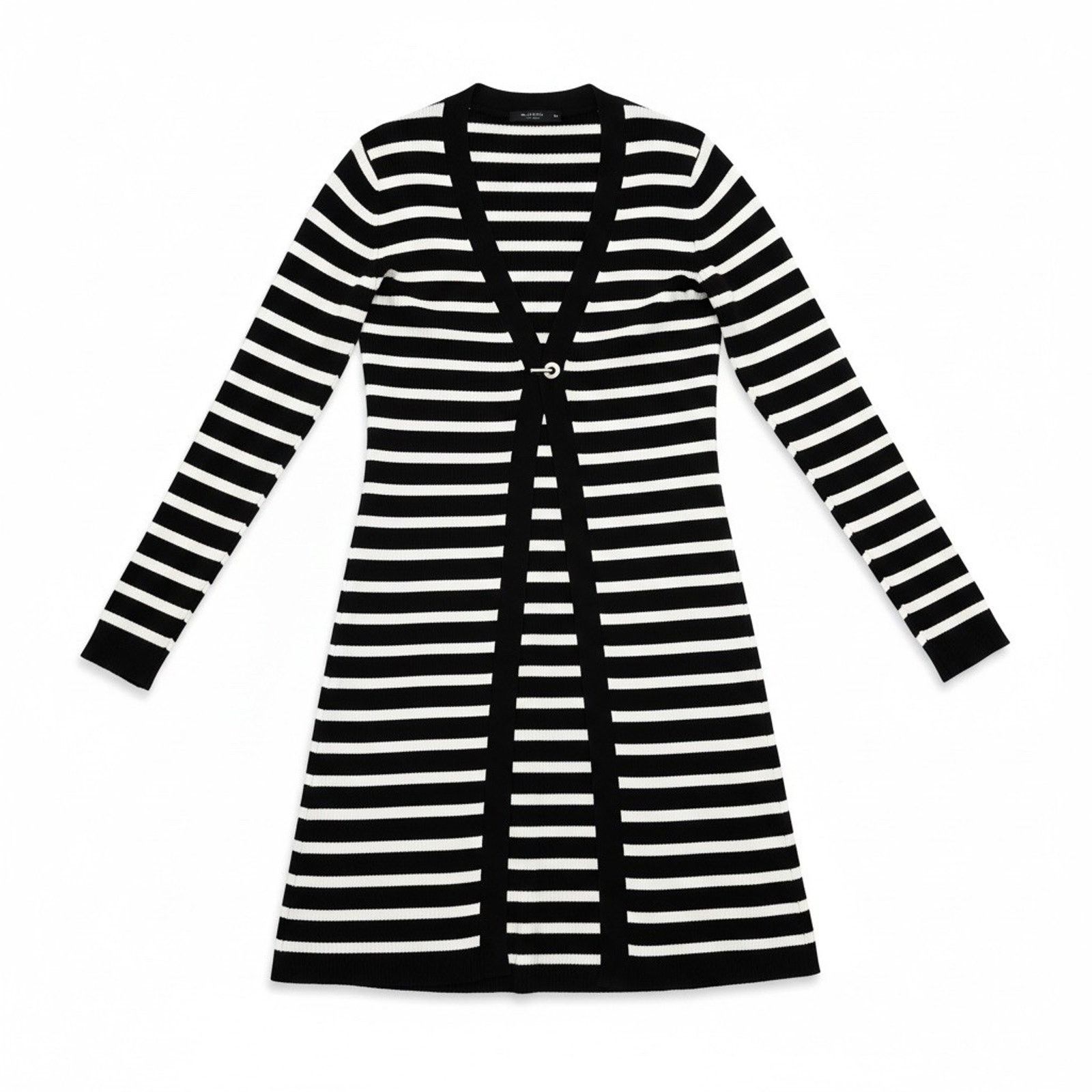 Nine West Striped Long Duster Cardigan Quiet Luxury Minimalist S Size S / US 4 / IT 40 - 12 Thumbnail