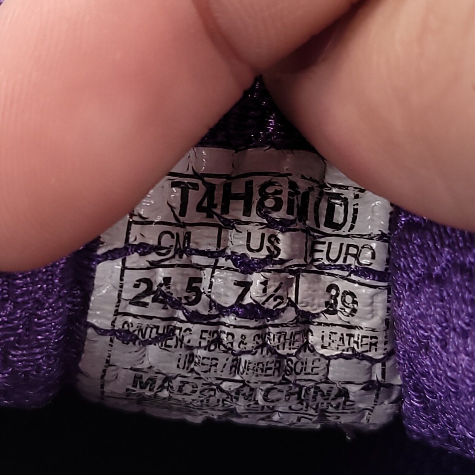 Asics Asics Gel-Kayano 21 Shoe Womens Size 7.5 D T4H7N Gray Purple Size US 7.5 / IT 37.5 - 9 Thumbnail