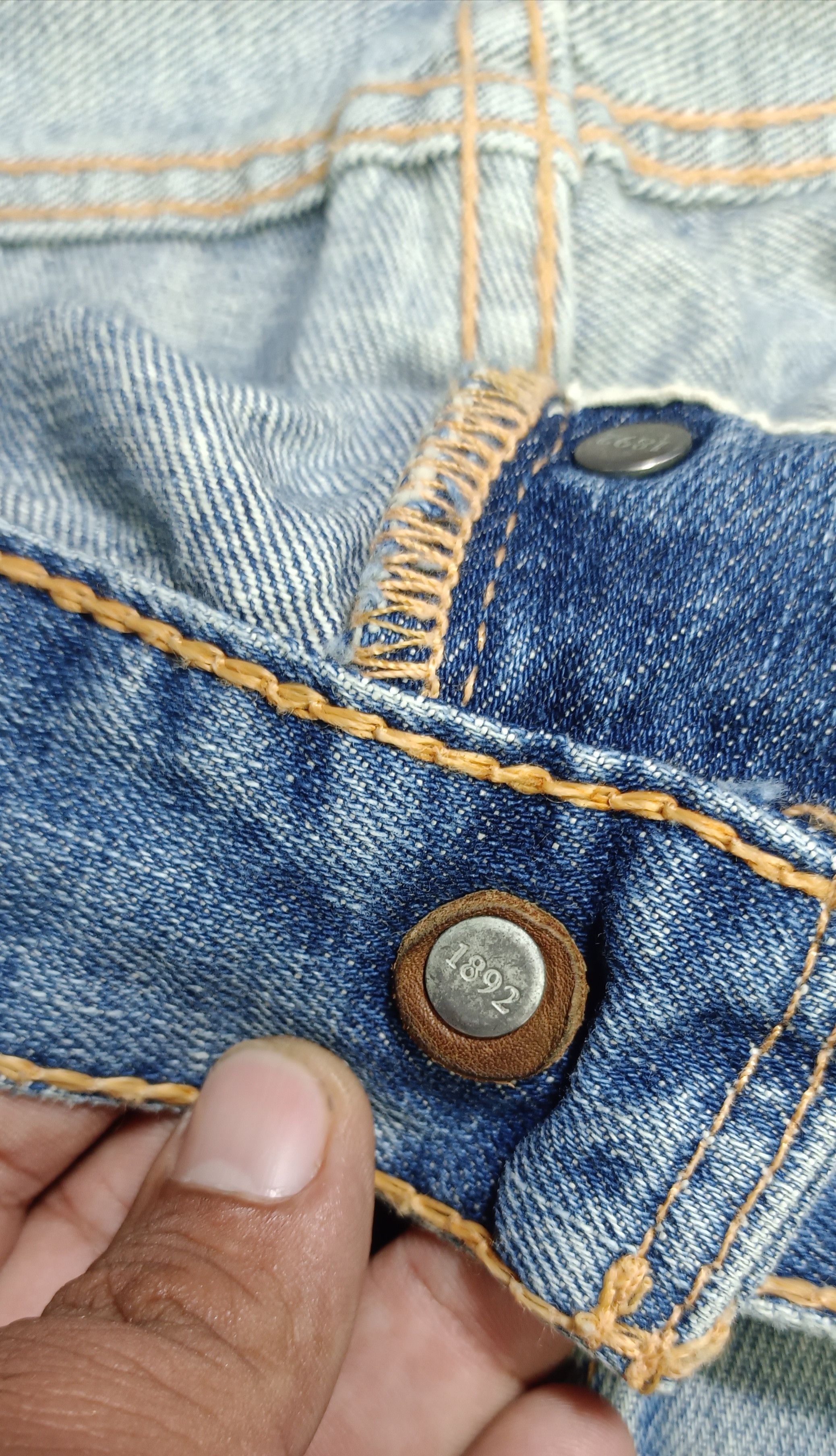 Abercrombie & Fitch × If Six Was Nine × Japanese Brand Extra Heavy Ounce Abercrombie Fitch 5 pocket Size US 34 / EU 50 - 10 Thumbnail