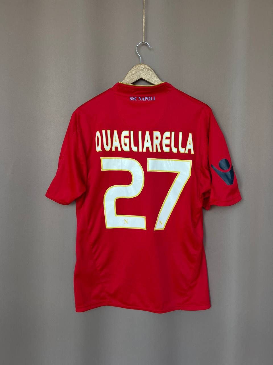 Macron Napoli 2009/10 Third Football Jersey Quagliarella Size S/M Size US S / EU 44-46 / 1 - 7 Thumbnail