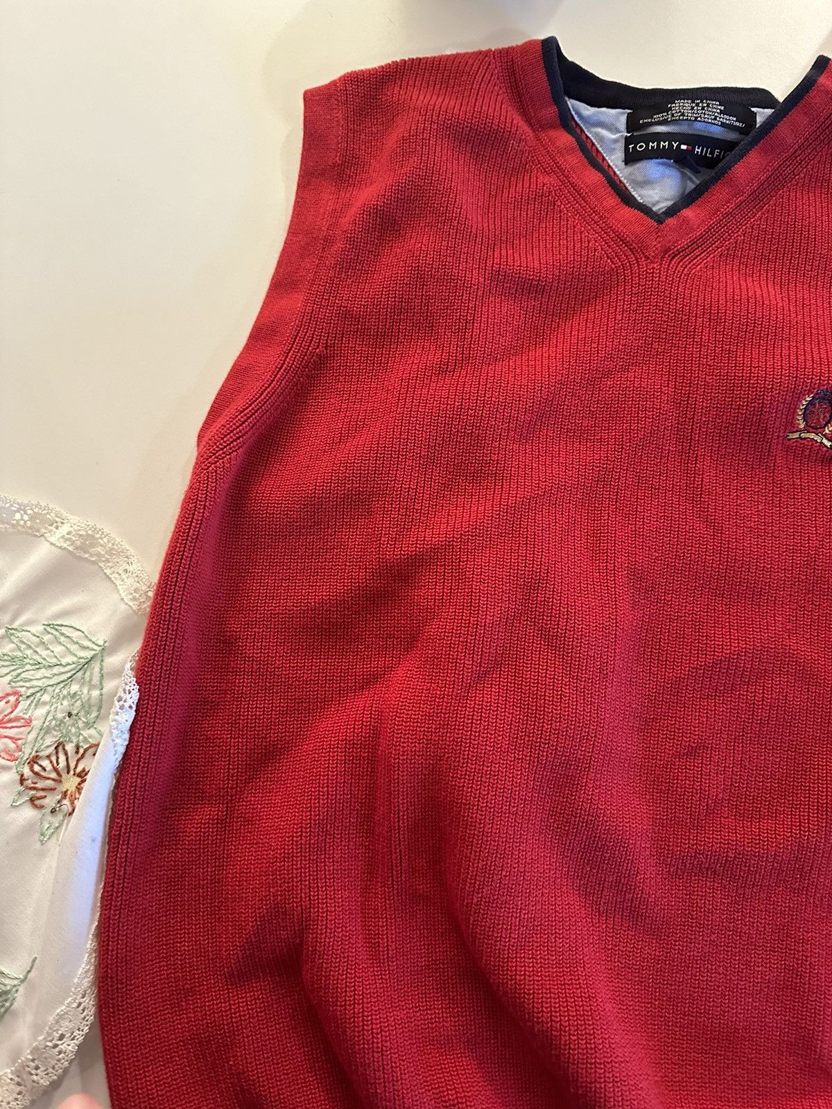 Tommy Hilfiger × Vintage Tommy Hilfiger Sweater Vest Size US M / EU 48-50 / 2 - 7 Thumbnail