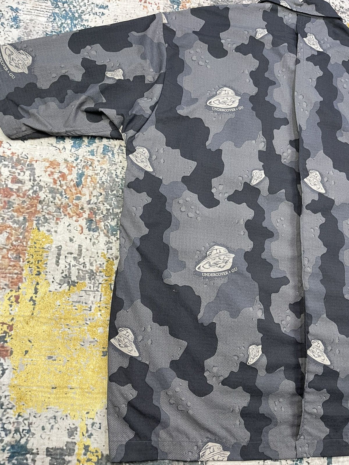 GU × Undercover GU x Undercover Oversized Ripstop Fatigue Overshirt Size US L / EU 52-54 / 3 - 7 Thumbnail