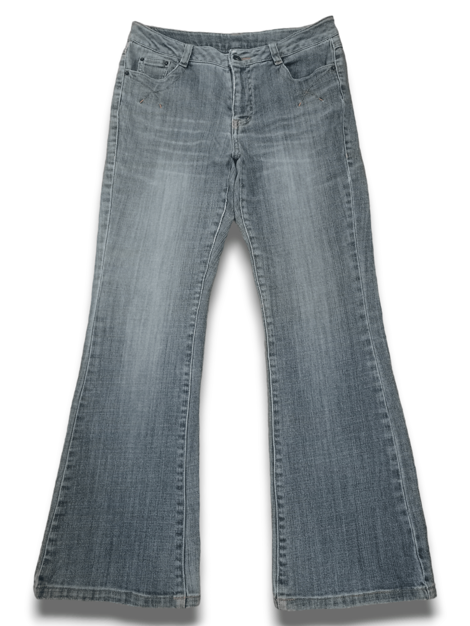 Japanese Brand Vintage Japanese Brand Faded Style Flare Denim Jeans 29x28 Size 29" - 1 Thumbnail