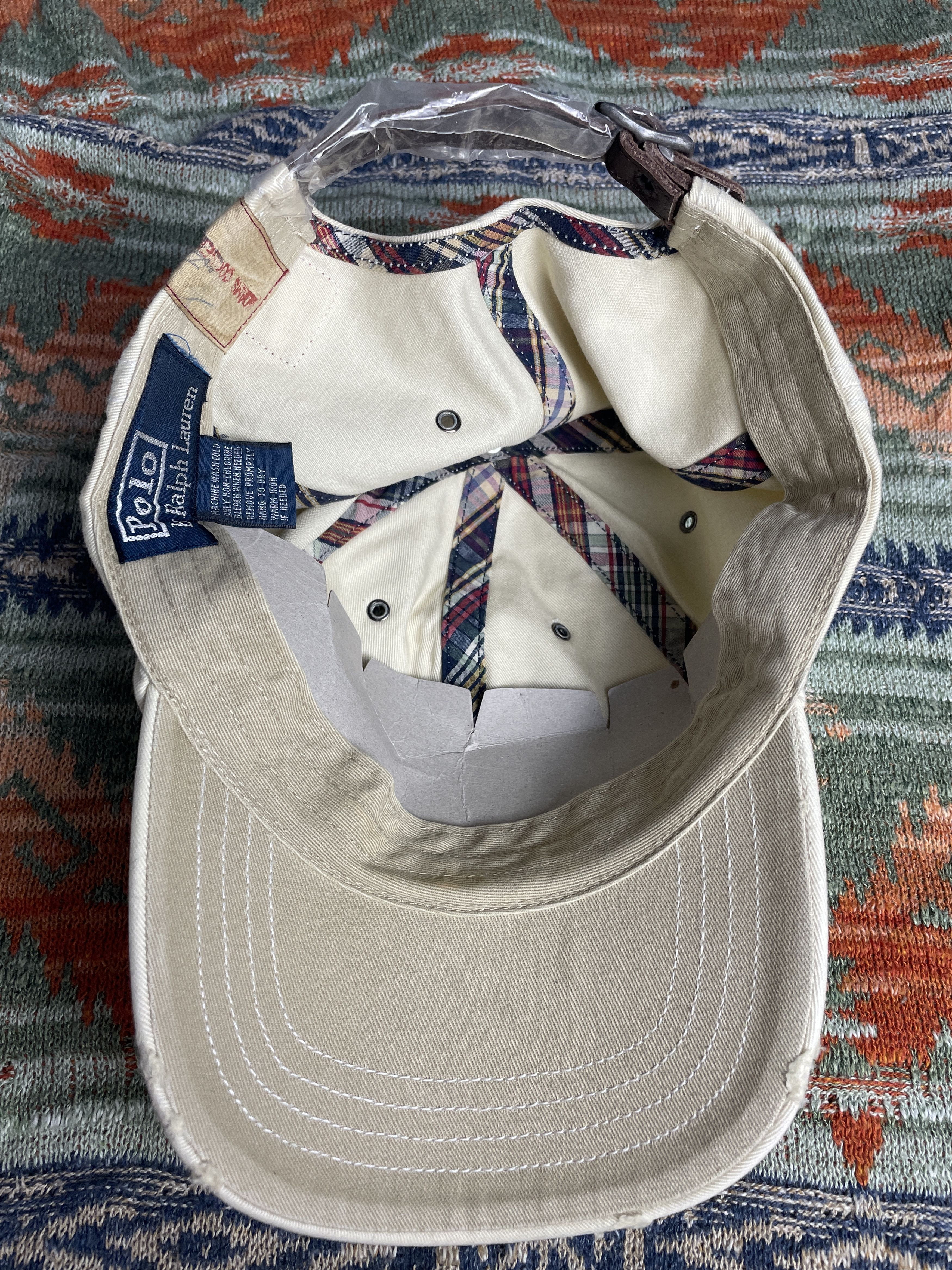 Polo Ralph Lauren Polo Ralph Lauren Rare Leather Baseball Hat cap Size ONE SIZE - 10 Thumbnail