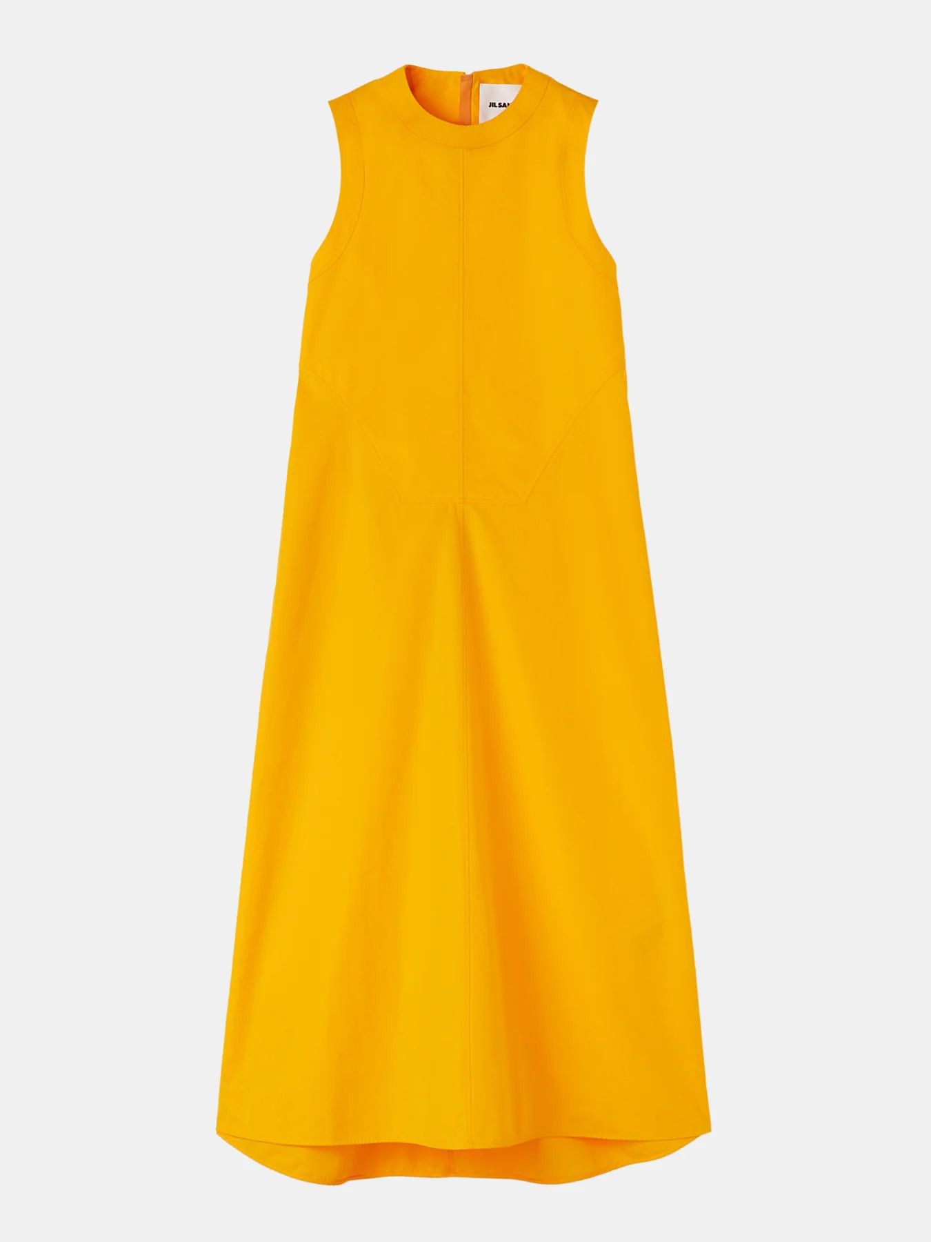 Jil Sander o1w1db10825 Midi Dress in Orange Size M / US 6-8 / IT 42-44 - 1 Preview