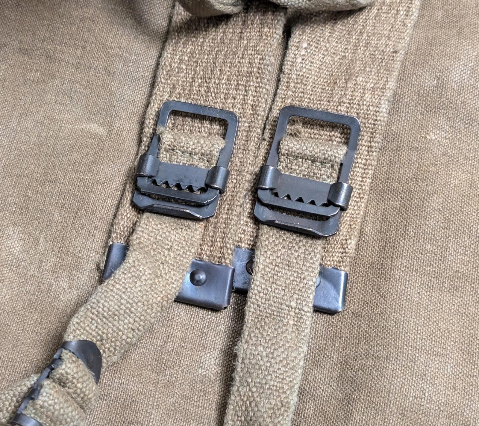Other Rare 1955 Dated Italian Army Alpini Rucksack - Hemp Material Size ONE SIZE - 6 Thumbnail