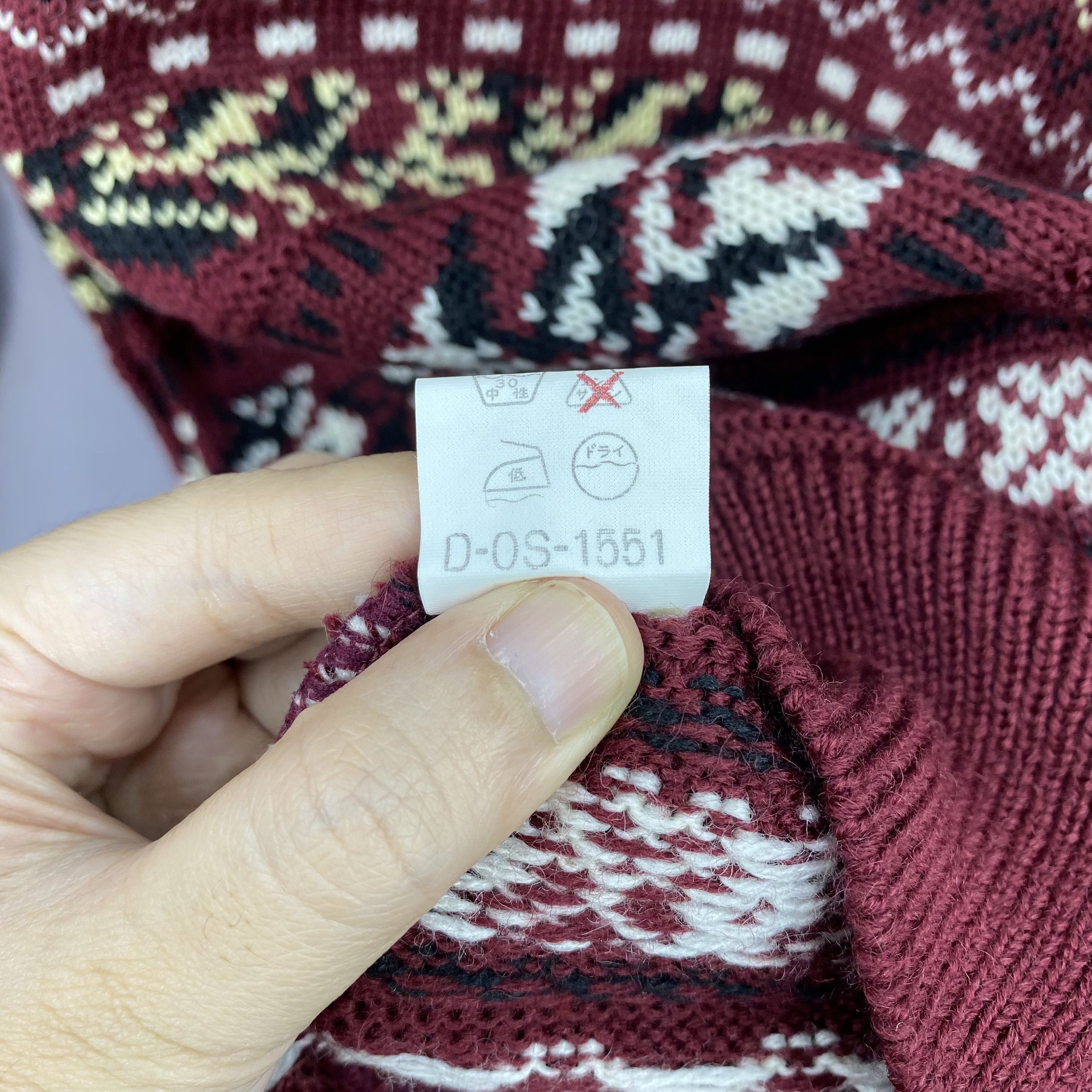 Vintage Vintage 90s Fair Isle Knit Wool Sweater Japan Made Jumper Size XXS / US 00 / IT 34 - 6 Thumbnail