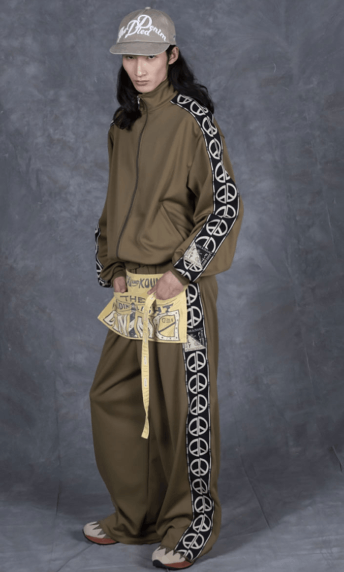 Kapital Smooth jersey TH.D.D. baggy track pants Size US 34 / EU 50 - 7 Thumbnail