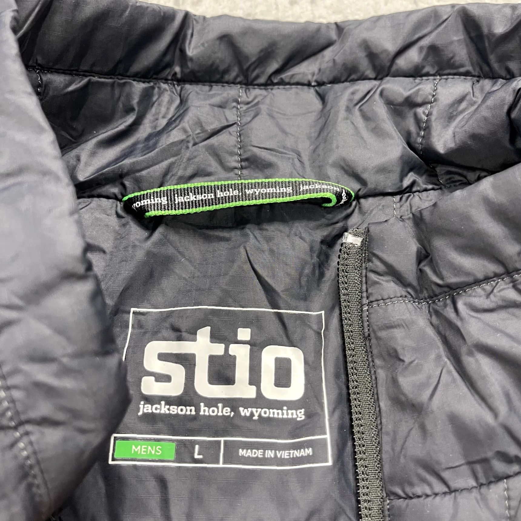 Logo 7 Stio Vest Mens L Black Azura Primaloft Puffer Full Zip Logo Lightweight Size US L / EU 52-54 / 3 - 4 Thumbnail