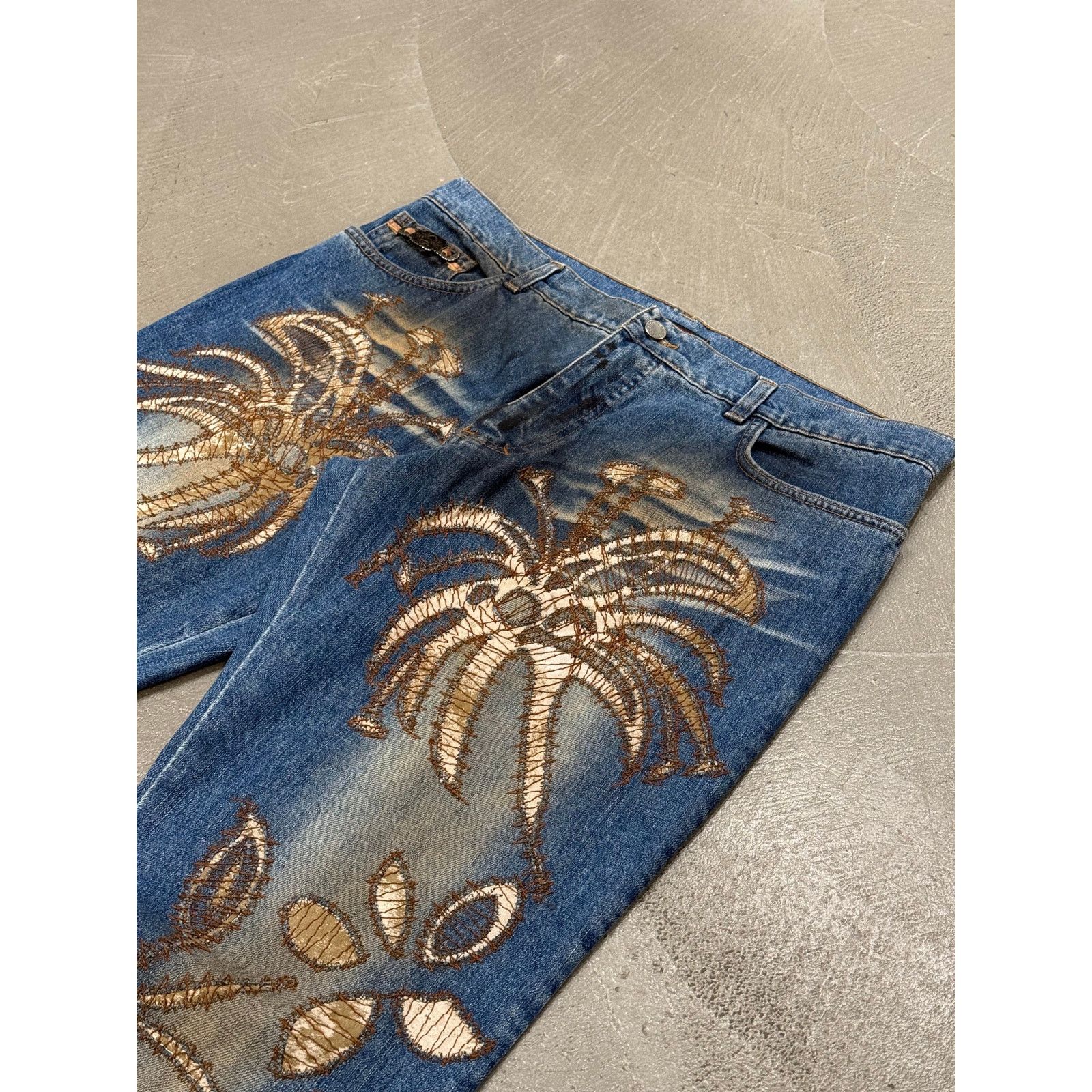 Roberto Cavalli Roberto Cavalli palm tree runway jeans Size US 32 / EU 48 - 3 Thumbnail