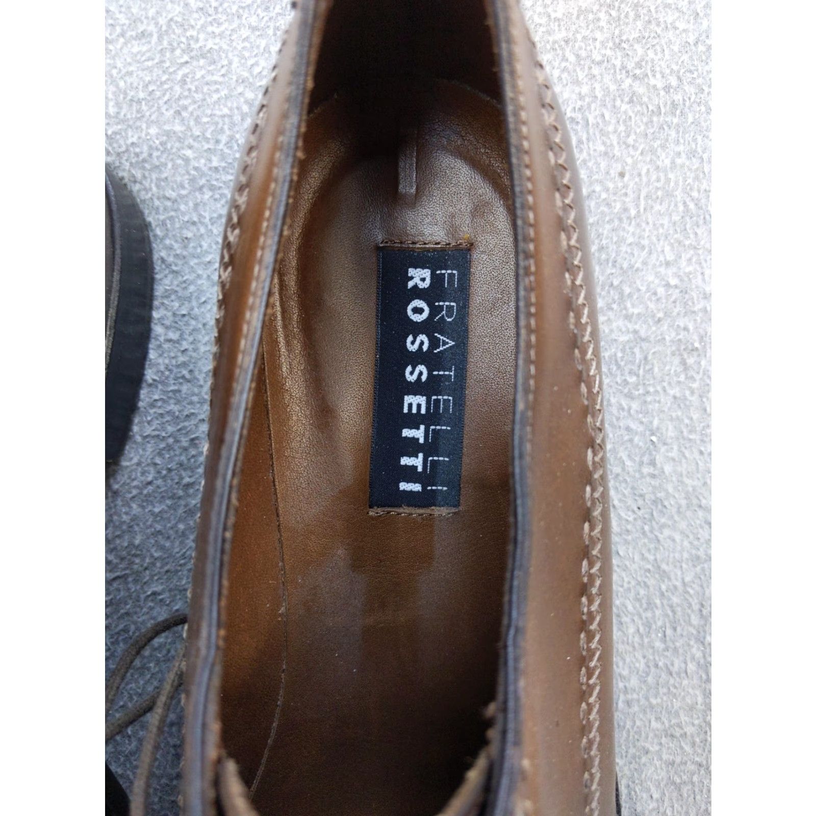 Fratelli Rossetti Fratelli Rossetti Shoes Mens 9 Brown Leather Cap Toe Oxford Dress Italy Dress Shoes Mens 9 Brown Leather Cap Toe Oxford Italy Rossetti Size ONE SIZE - 3 Thumbnail