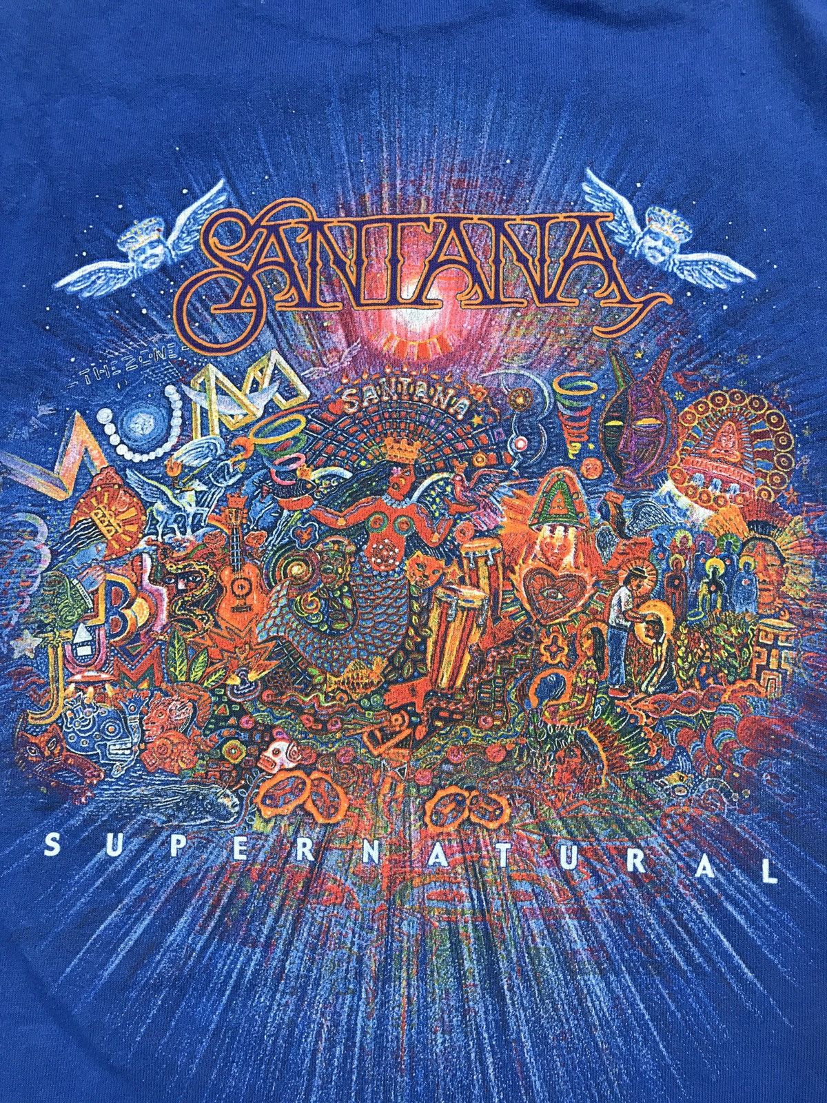 Vintage Santana Supernatural Album T Shirt 1999s Size US S / EU 44-46 / 1 - 9 Thumbnail