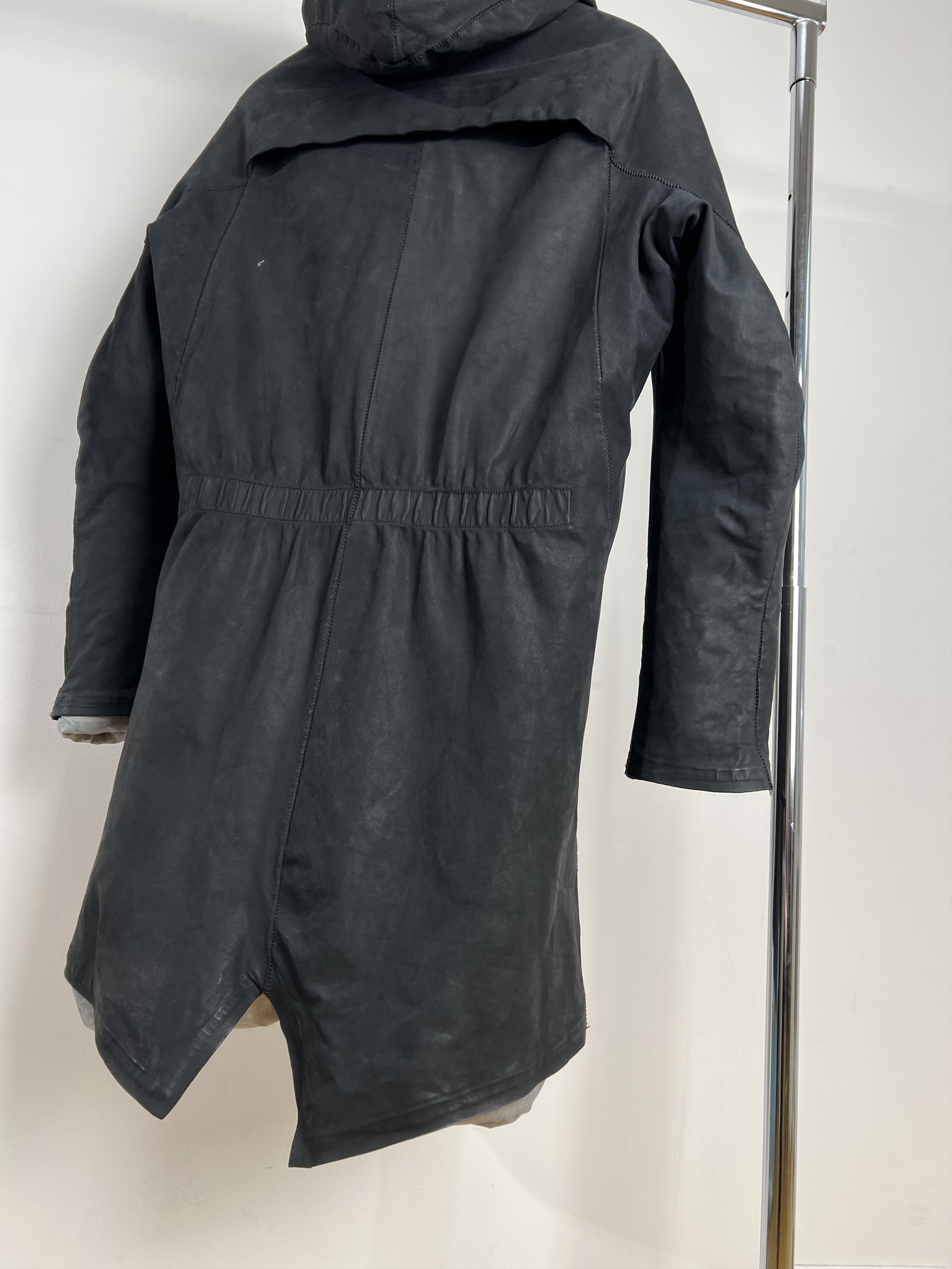 Isaac Sellam Experience ISAAC SELLAM EXPERIENCE LEATHER LONG JACKET Size XXL / US 16-18 / IT 52-54 - 22 Thumbnail