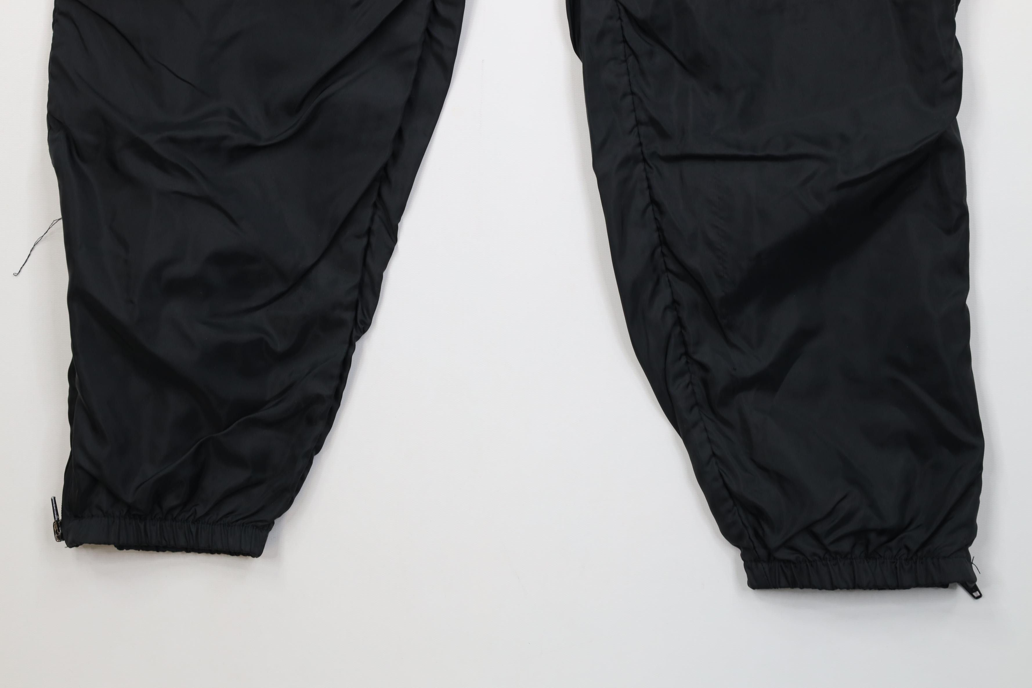 Vintage Vintage 90s Streetwear Windbreaker Joggers Pants USA Black Size US 34 / EU 50 - 4 Thumbnail