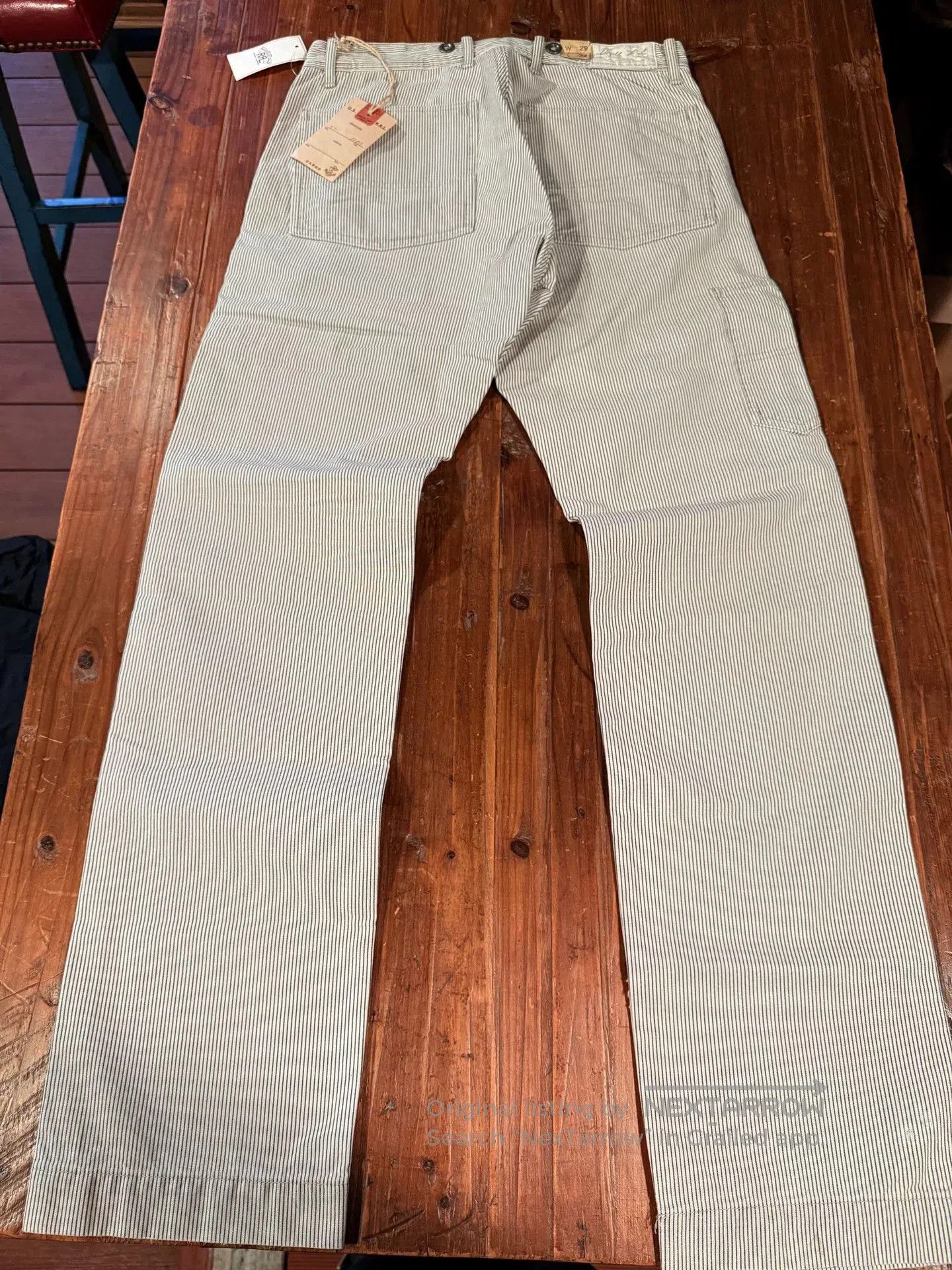 RRL Ralph Lauren RRL Striped Cargo Pants 29×32. Size US 29 - 2 Thumbnail